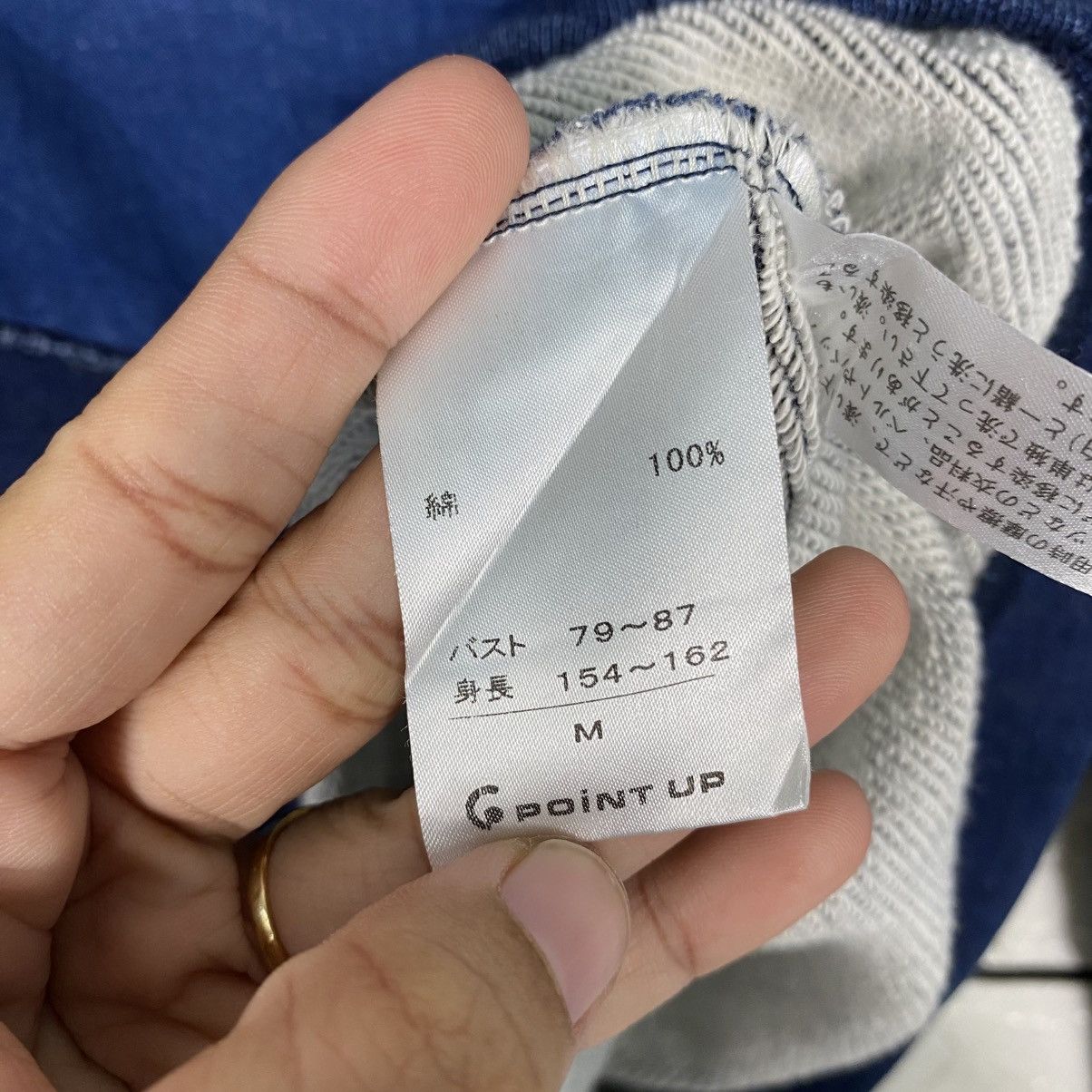 Issey Miyake Vintage Indigo Sweatshirt Hai Sporting Gear Issey Miyake Size US M / EU 48-50 / 2 - 15 Thumbnail