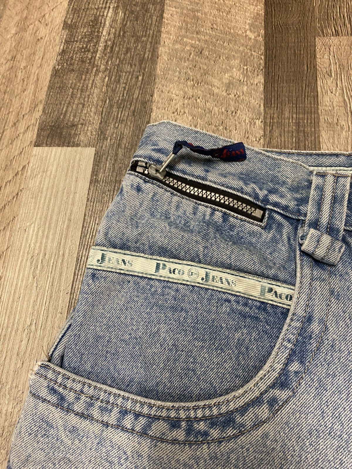 Vintage Vintage Paco Jeans Baggy Embroidered Jnco Y2K Denim girbaud Size US 34 / EU 50 - 6 Thumbnail
