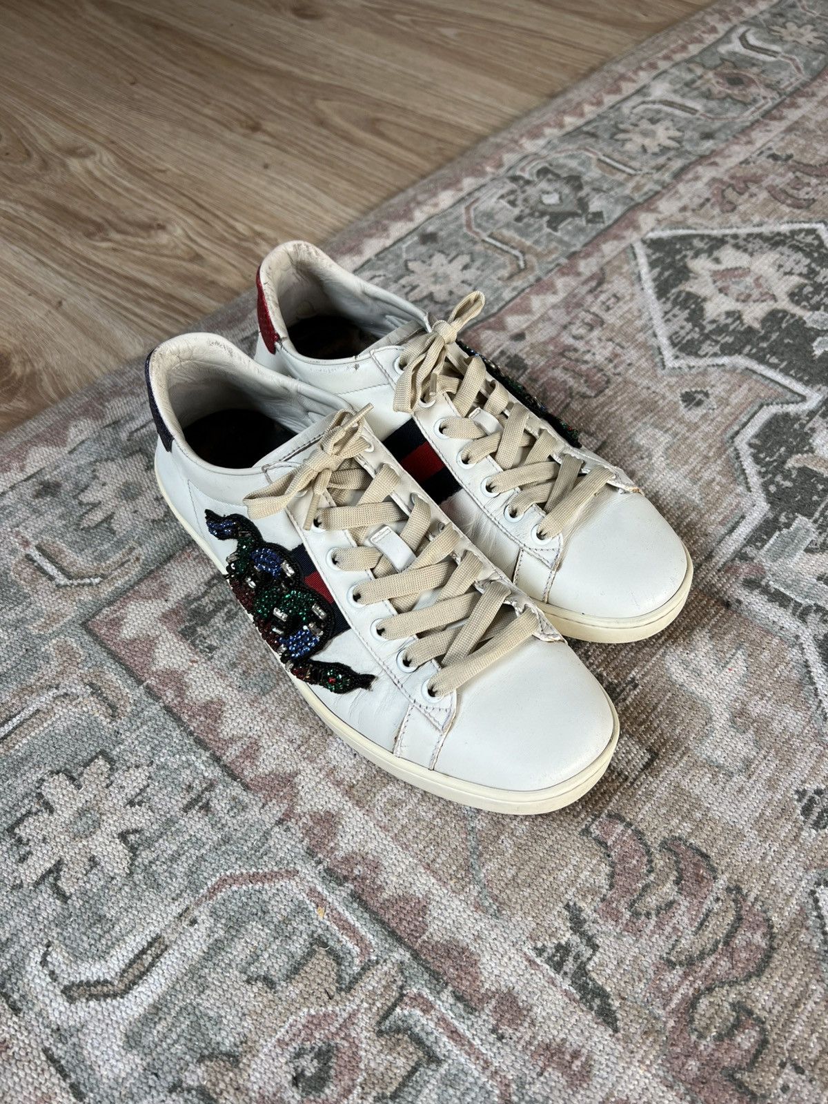 Gucci Gucci Ace “KingSnake” Size US 8 / IT 38 - 2 Thumbnail