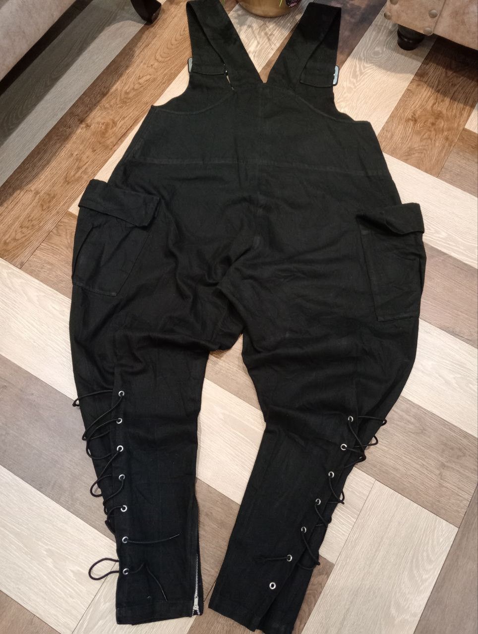Limi Feu LIMI FEU YOHJI YAMAMOTO LACE UP BALLOON OVERALL SIZE S Size 26" / US 2 / IT 38 - 5 Thumbnail