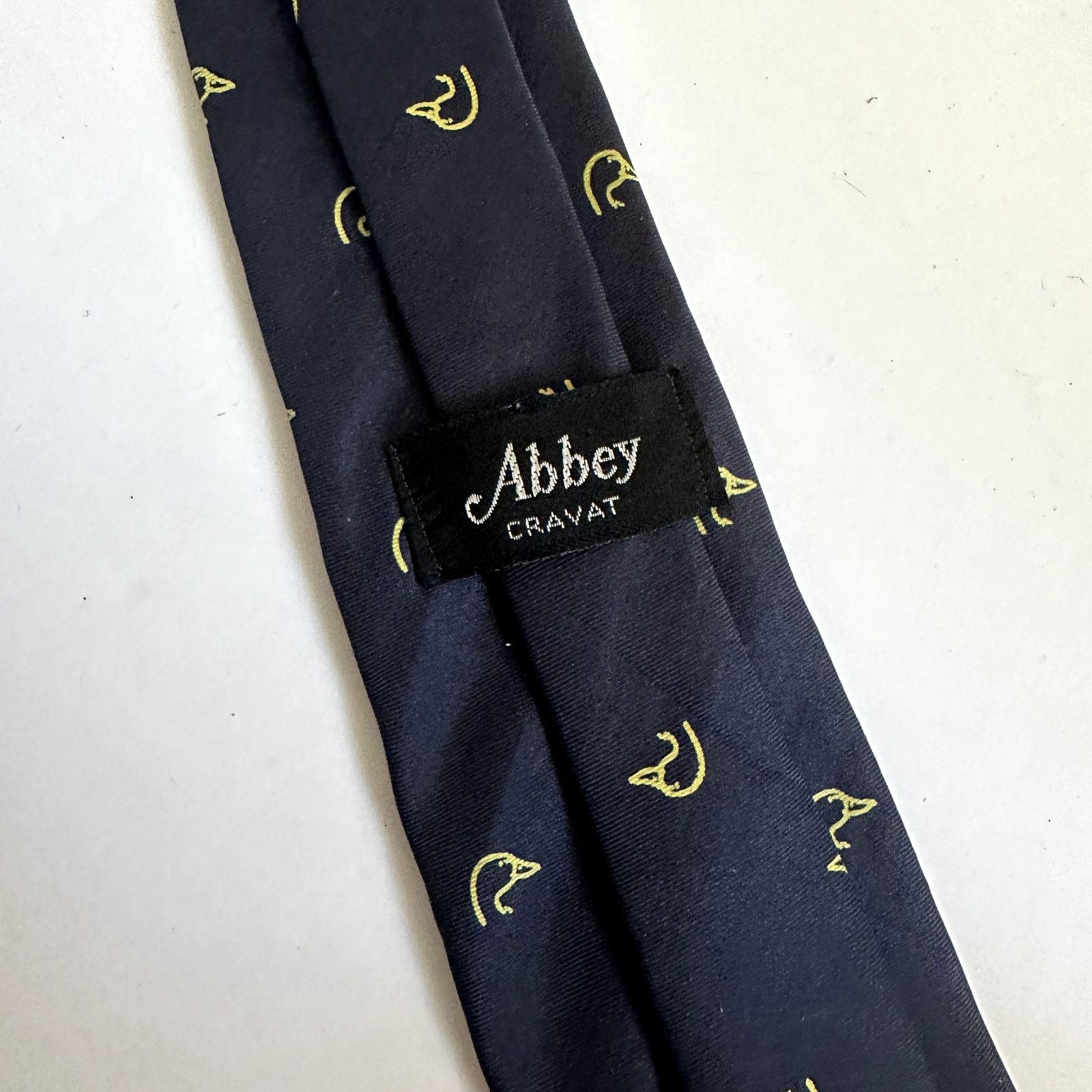 Other Vintage VTG Abbey Cravat Ducks Tie Duck Blue MCM Retro Size ONE SIZE - 3 Thumbnail