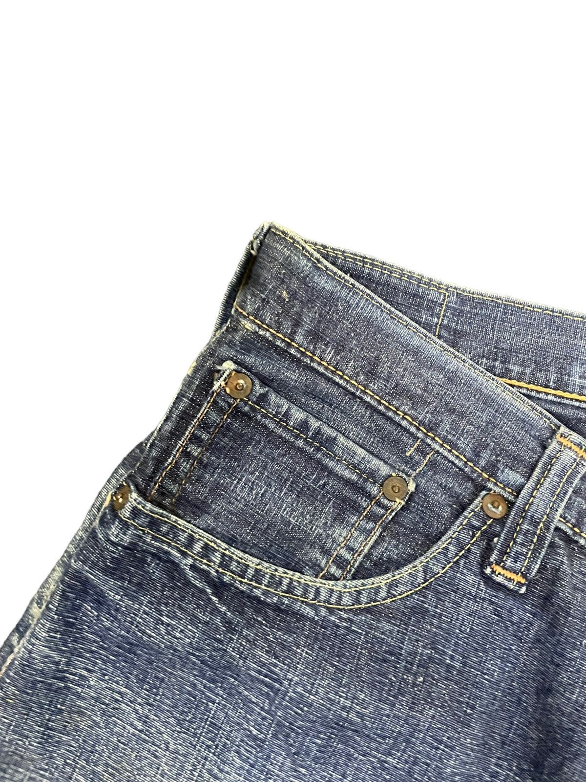 Sugar Cane Vintage Sugarcane Okinawa Selvedge Distresed Denim Size US 32 / EU 48 - 8 Thumbnail