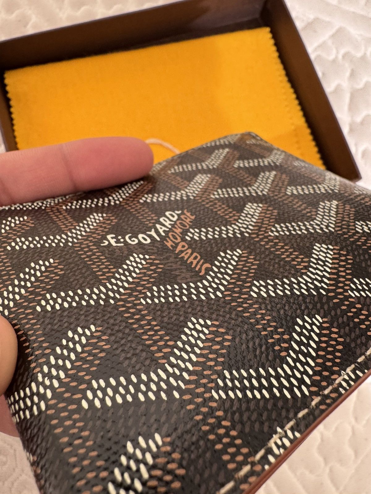 Goyard Goyard x Serviced By E Wallet Size ONE SIZE - 9 Thumbnail