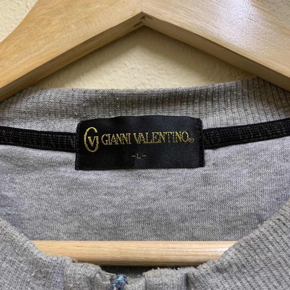Gianni Valentino × Valentino × Vintage Vintage 90s GIANNI VALENTINO Embroidered logo Sweatshirt Size US L / EU 52-54 / 3 - 7 Thumbnail