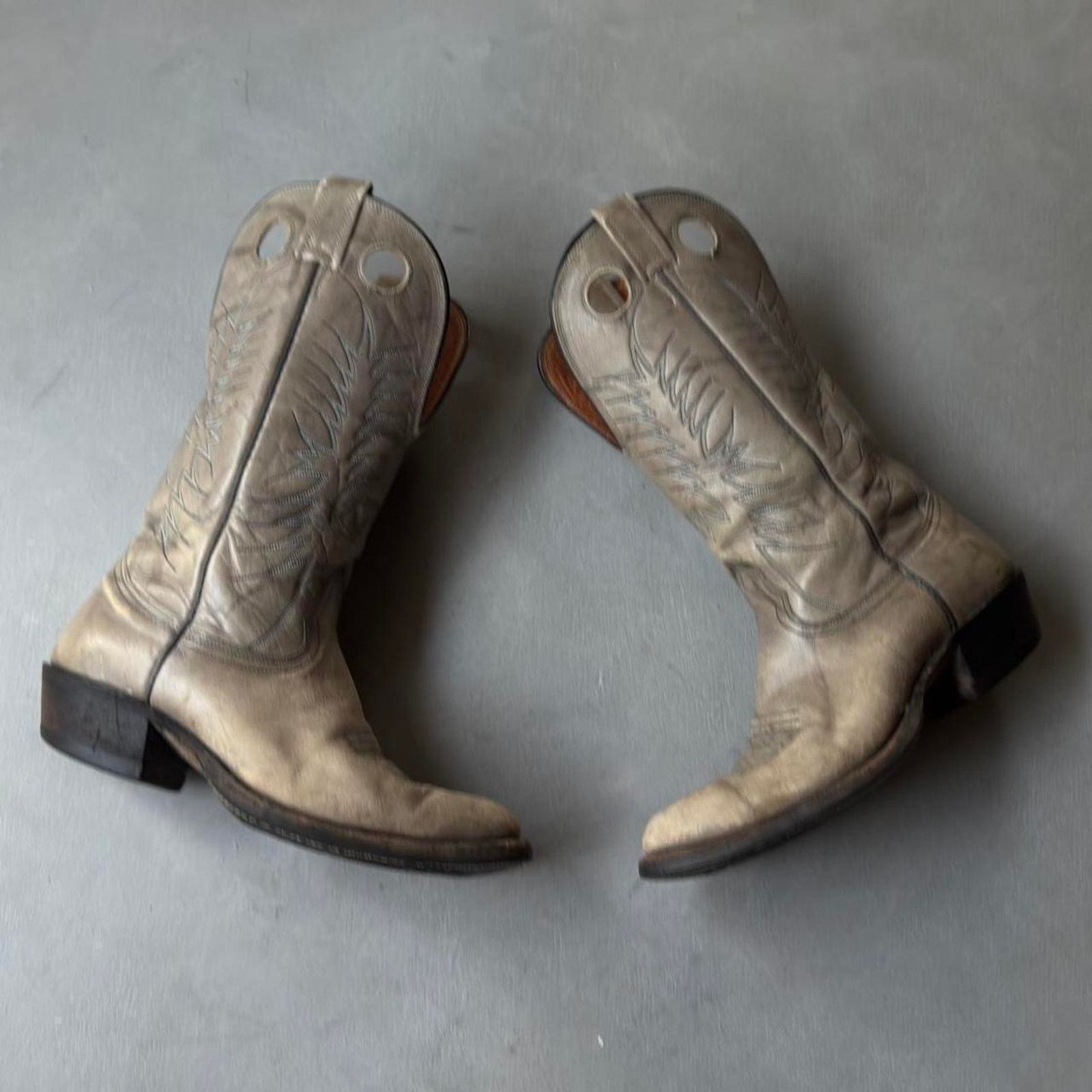Nocona Boots Vintage Nocona Western Cowboy Boots Roper Rodeo Size US 9 / EU 42 - 3 Thumbnail