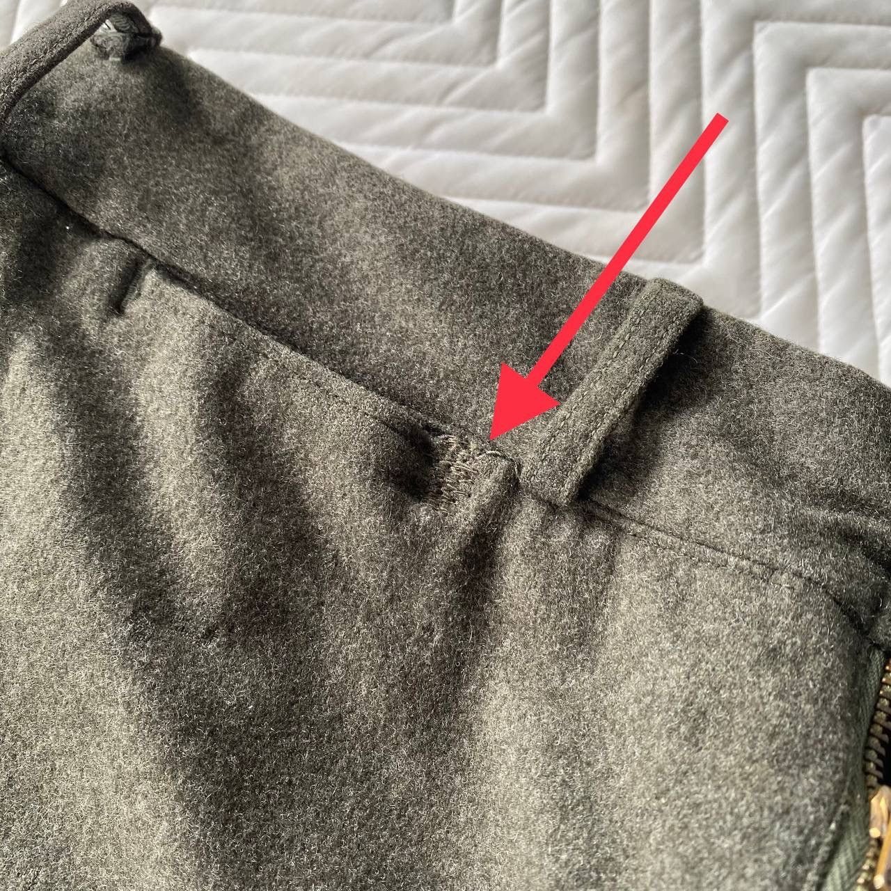 Vintage True Vintage 70s Us Army Trouser Field Wool Chinos Pant Size US 30 / EU 46 - 10 Thumbnail