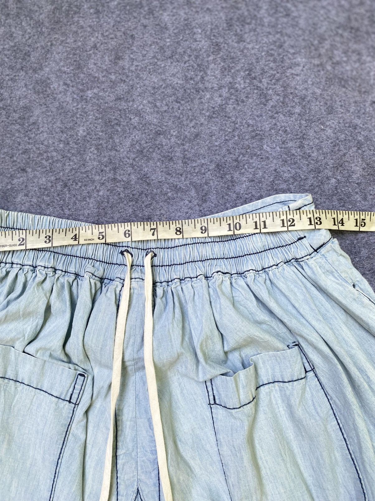 Comme des Garcons Tao Comme des Garçons Light Wash Denim Sarouel Pants Size 28" / US 6 / IT 42 - 10 Thumbnail