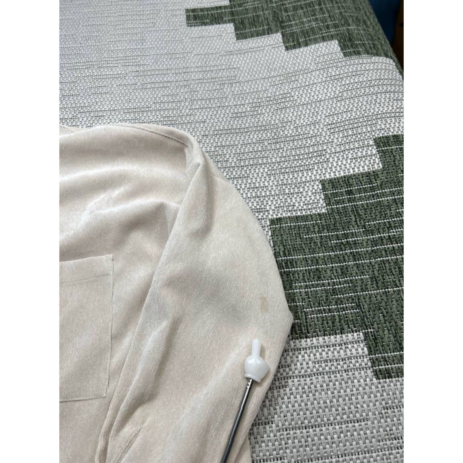 Zara Zara Shirt Womens Small Beige Oversized Button Up - Basic Casual Cotton Long Sleeve Relaxed Regular, Solid, Button-Up, Spring Summer, Women, Zara Size S / US 4 / IT 40 - 5 Thumbnail
