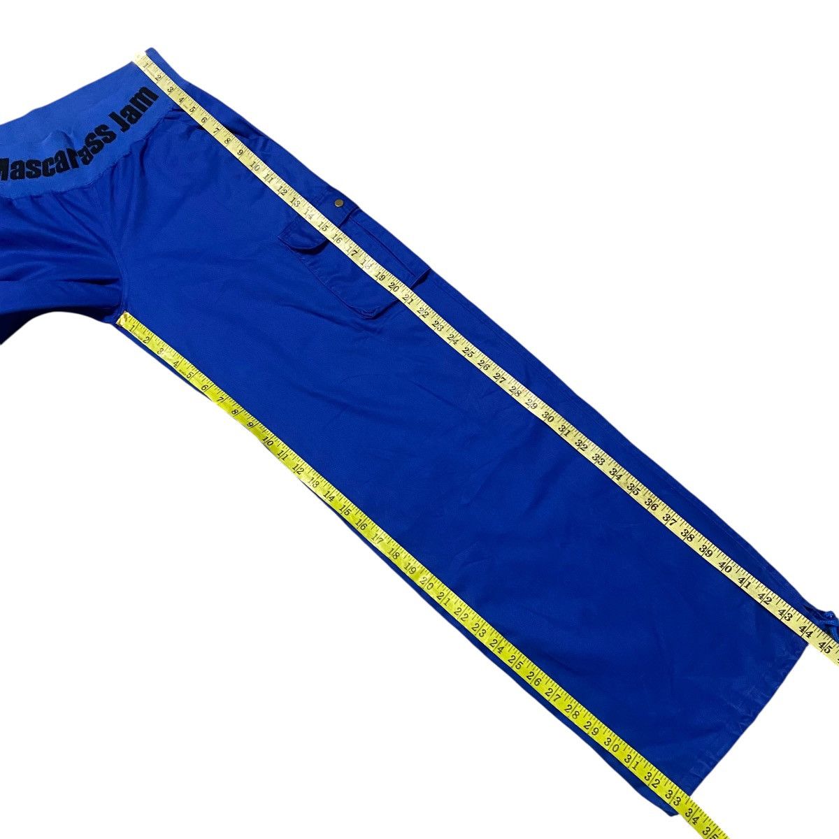 Japanese Brand MASCARASS JAM Wide Leg Parachute Bondage Pants Size US 32 / EU 48 - 14 Thumbnail