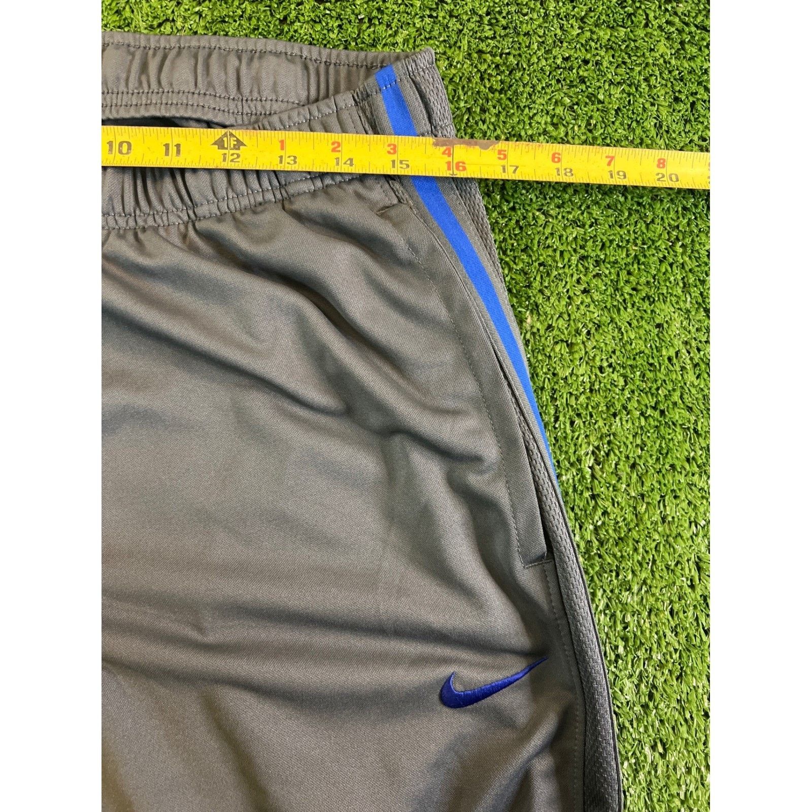 Nike Nike Mens Track Pants Gray Blue Baggy Large Sweatpants Size US 32 / EU 48 - 4 Thumbnail