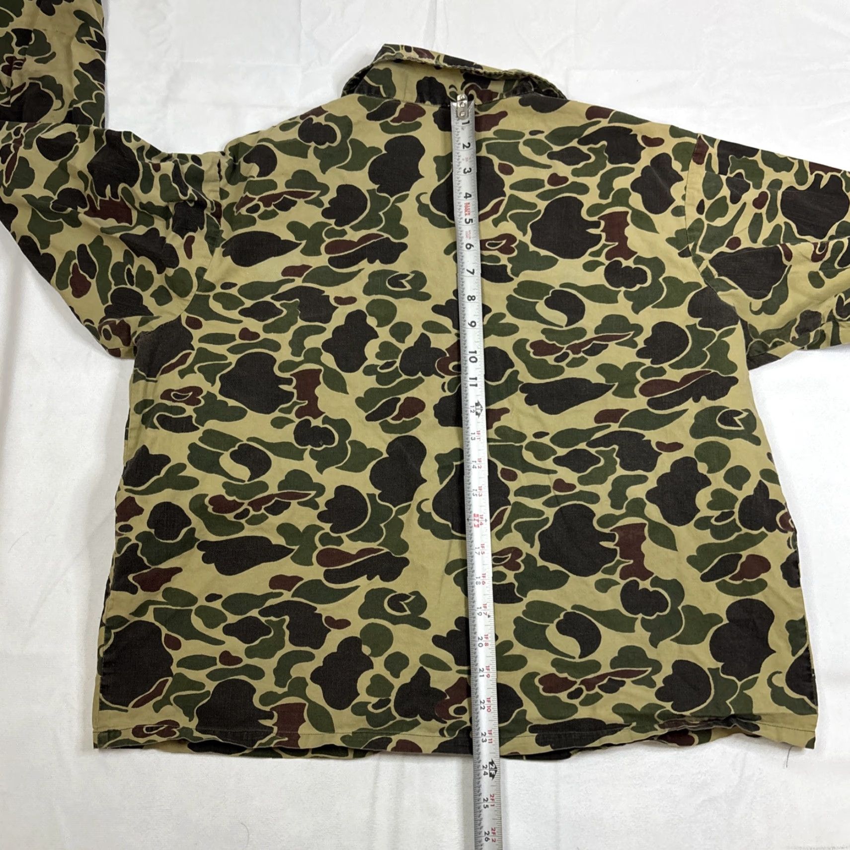 Vintage VINTAGE Black Sheep Men L Camo Button Up Hunting Shirt Flannel Shirt Size US L / EU 52-54 / 3 - 5 Thumbnail