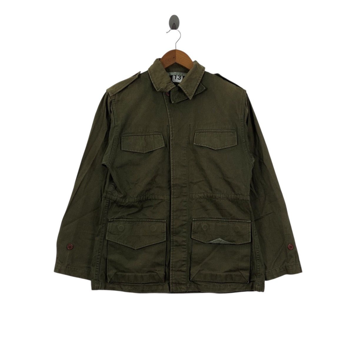 Other Vintage 80s 1952 ARMEE HOUSTON Green Army Four Pocket Jacket Size US M / EU 48-50 / 2 - 1 Thumbnail