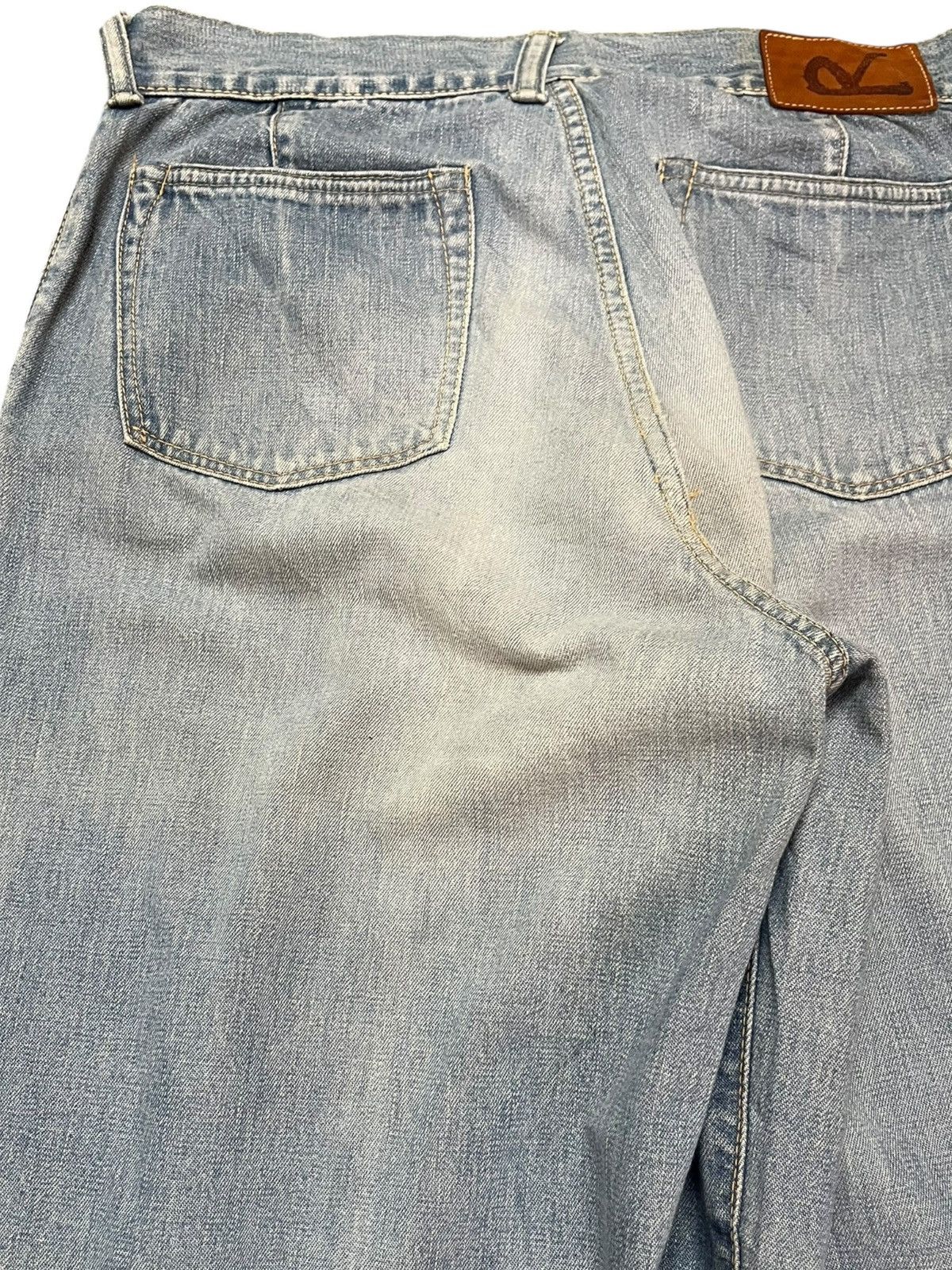 45rpm Vintage 45rpm Baggy Wide Leg Faded Denim Size US 29 - 7 Thumbnail