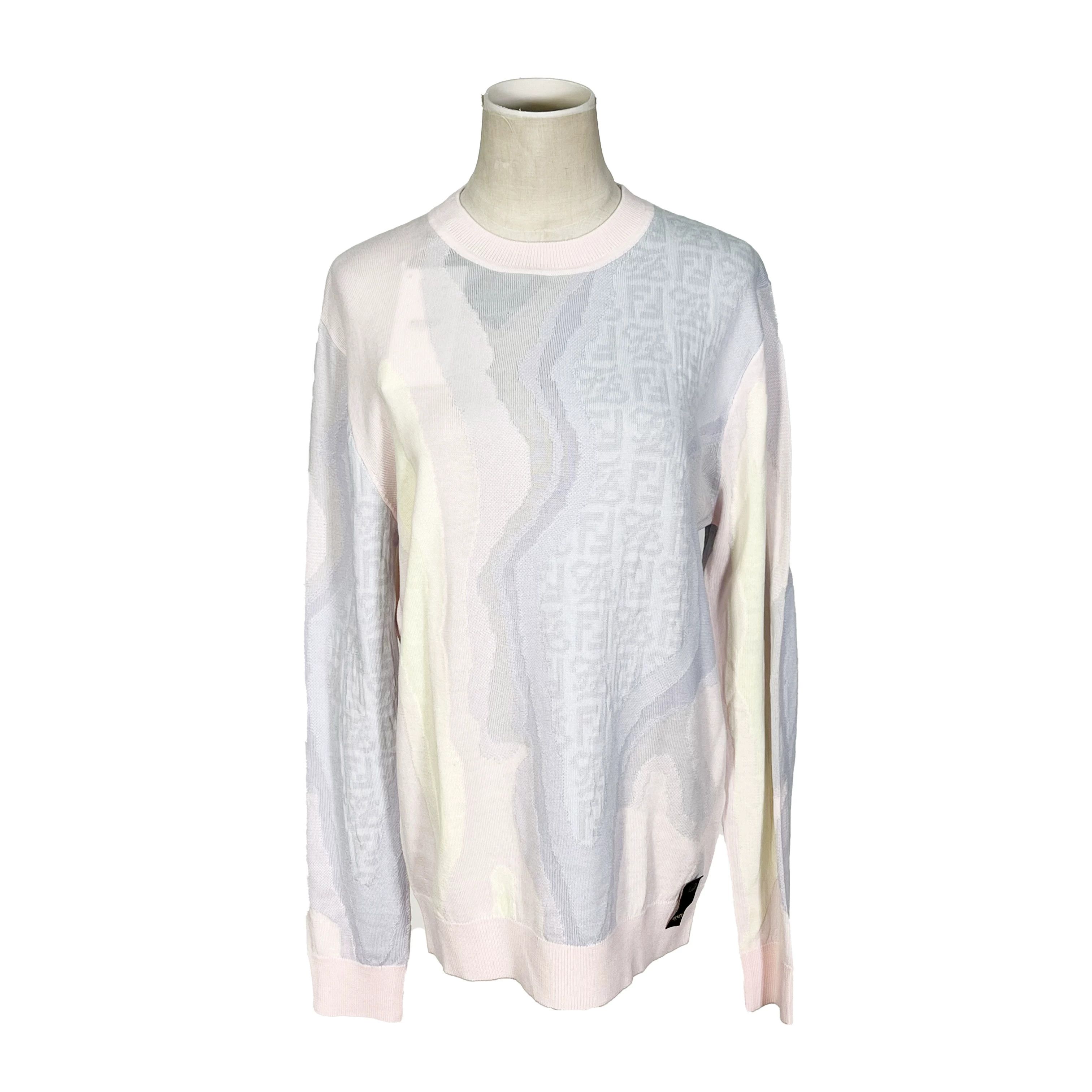 Fendi Fendi Knit Cotton Multi Sweater S Men Size US S / EU 44-46 / 1 - 1 Thumbnail