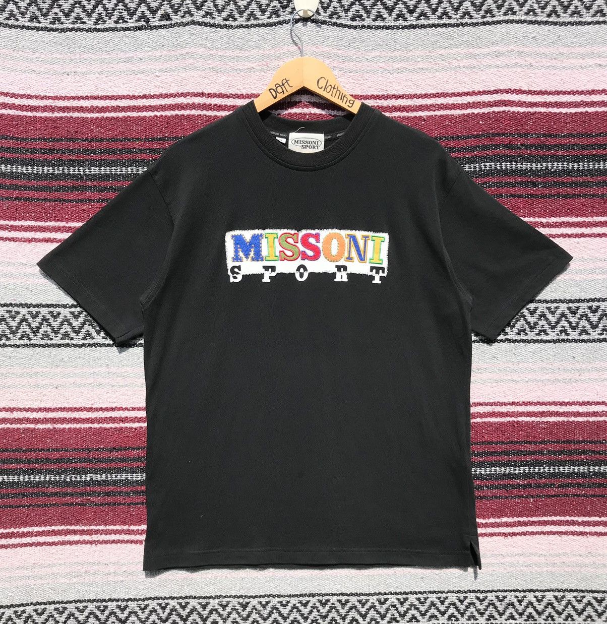 Missoni × Vintage Vintage Missoni Sport Shirt Embroidery Spellout Missoni Size US M / EU 48-50 / 2 - 1 Thumbnail