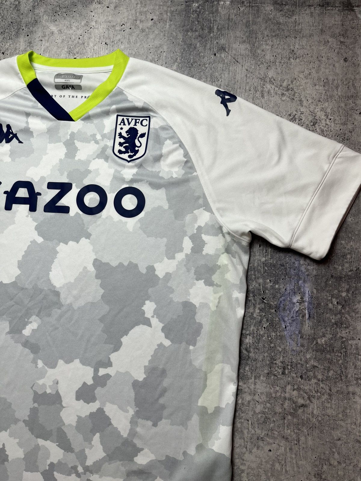 Kappa 2020/21 RARE ASTON VILLA THIRD SOCCER JERSEY FOOTBALL Sz 4XL Size US XXL / EU 58 / 5 - 4 Thumbnail