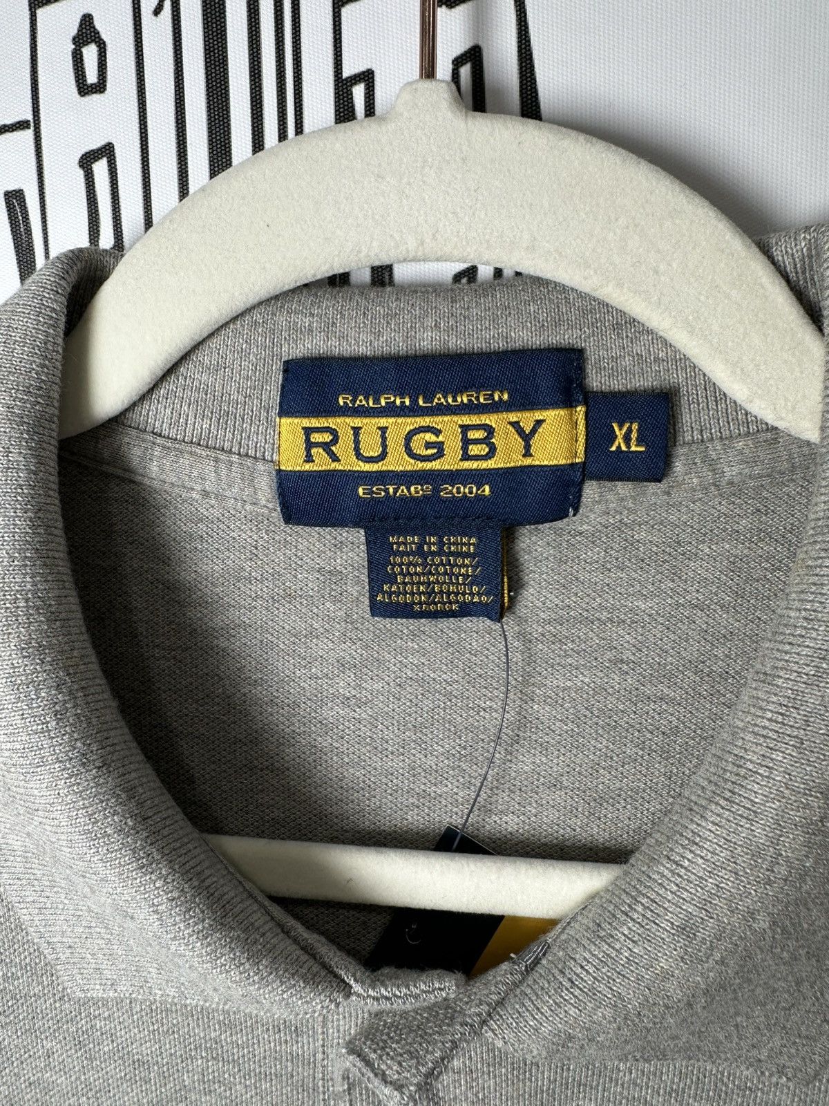 Rugby Ralph Lauren Rugby Ralph Lauren Skull & Bones R.F.C Polo Grey XL Size US XL / EU 56 / 4 - 5 Thumbnail