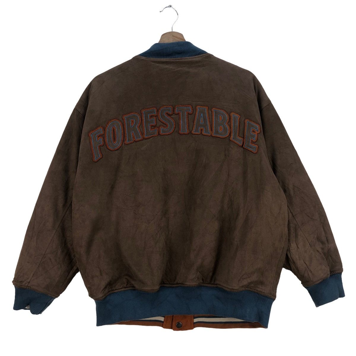 Japanese Brand Ray Cassin Varsity Cross Country Embroidered Reversible Size US L / EU 52-54 / 3 - 8 Thumbnail