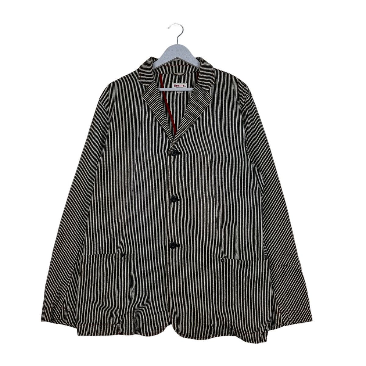Vintage 🔥 VINTAGE SMITHS HIKORY CHORE JACKET Size US L / EU 52-54 / 3 - 1 Thumbnail