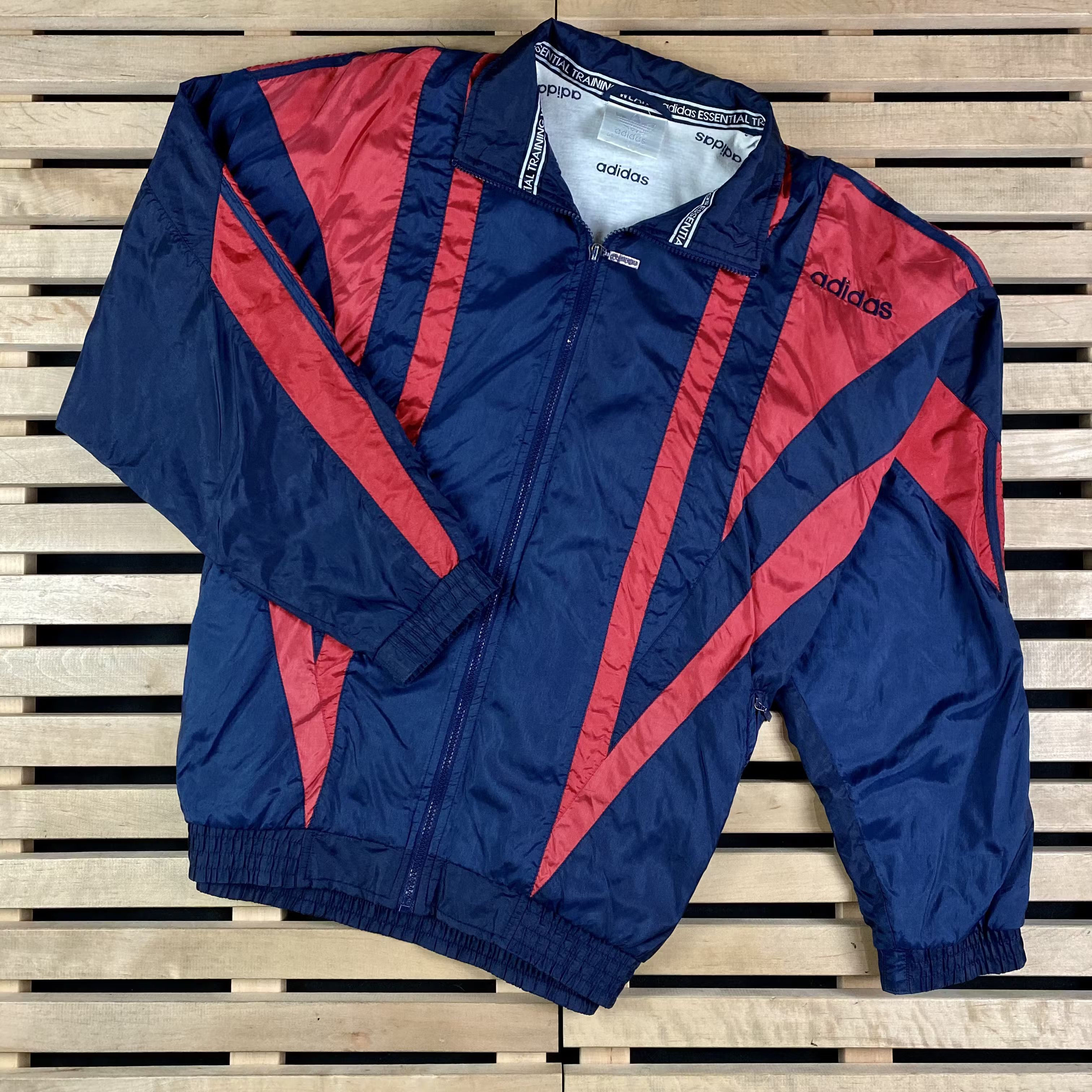 Adidas × Vintage Mens Bomber Jacket Adidas Originals Vintage Size L Size US L / EU 52-54 / 3 - 1 Thumbnail