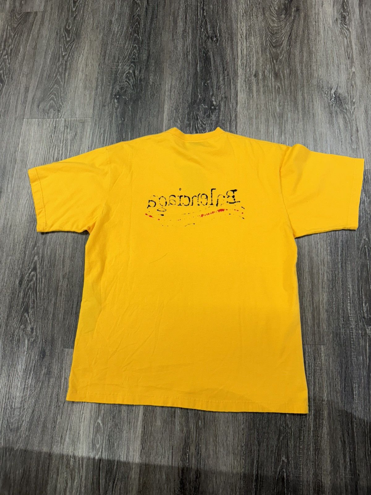 Balenciaga Balenciaga Hand-Drawn Logo T-Shirt Size US S / EU 44-46 / 1 - 2 Thumbnail