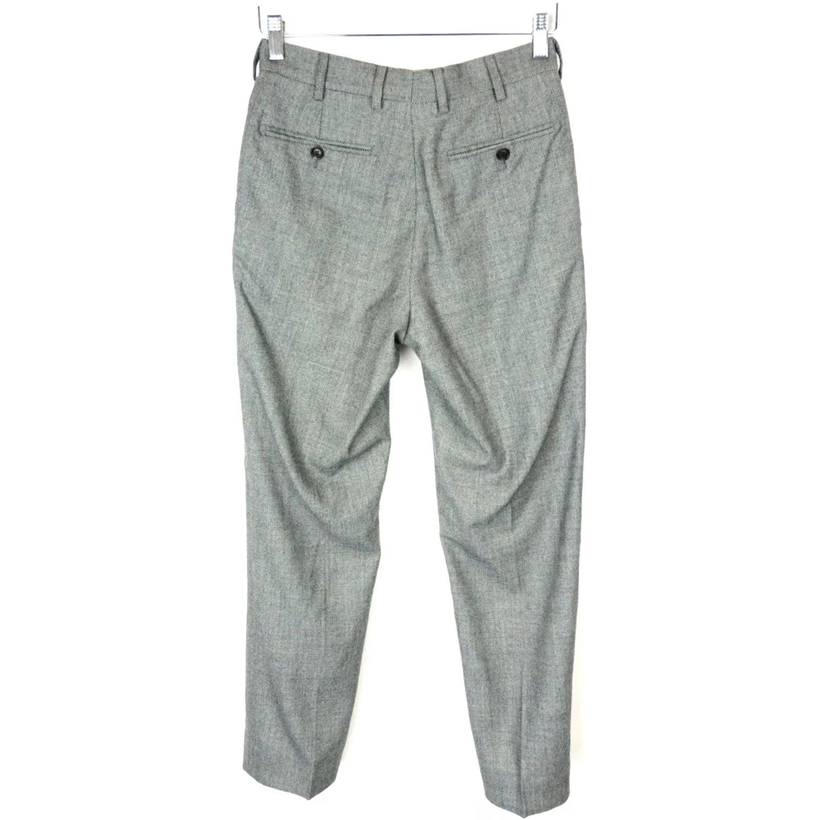 Suitsupply Suitsupply Trousers Men's UK 34 / W27 Pure Wool Classic Formal Zip Tapered Grey Capable All Seasons Regular Mens Size US 34 / EU 50 - 2 Thumbnail