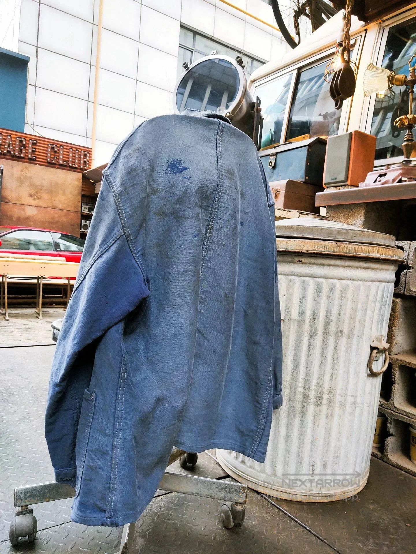 Vintage 1940s French Moleskin Work Jacket. Size US M / EU 48-50 / 2 - 2 Thumbnail