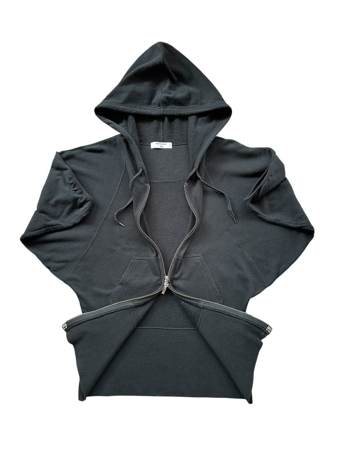 Japanese Brand 00's Koji Tachiyama Fix batwing symmetrical hoodie Size US M / EU 48-50 / 2 - 4 Thumbnail