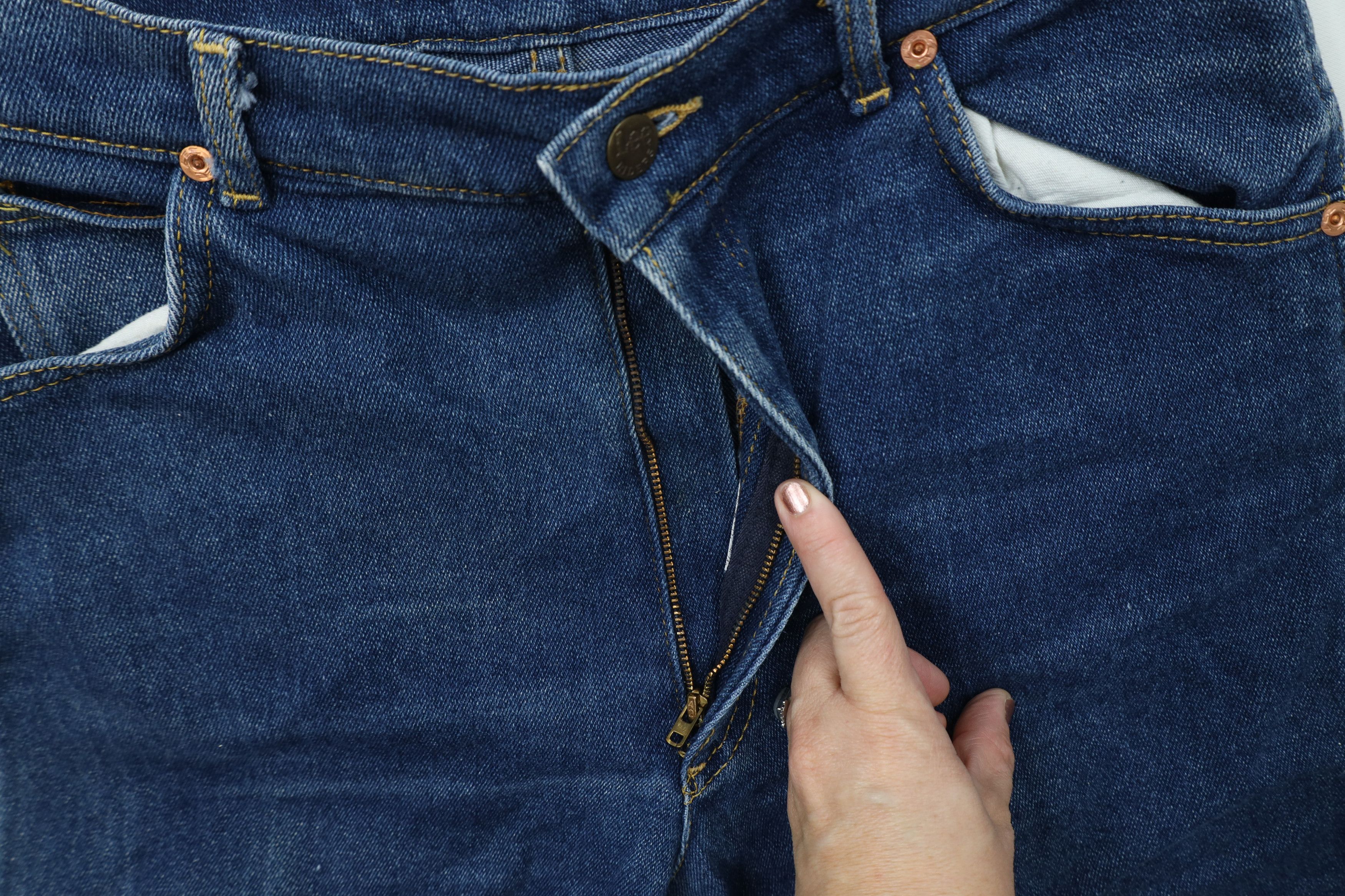 Lee Vintage 70s 80s Lee Flared Wide Leg Denim Jeans Blue USA Size 38" / US 16 / IT 52 - 8 Thumbnail