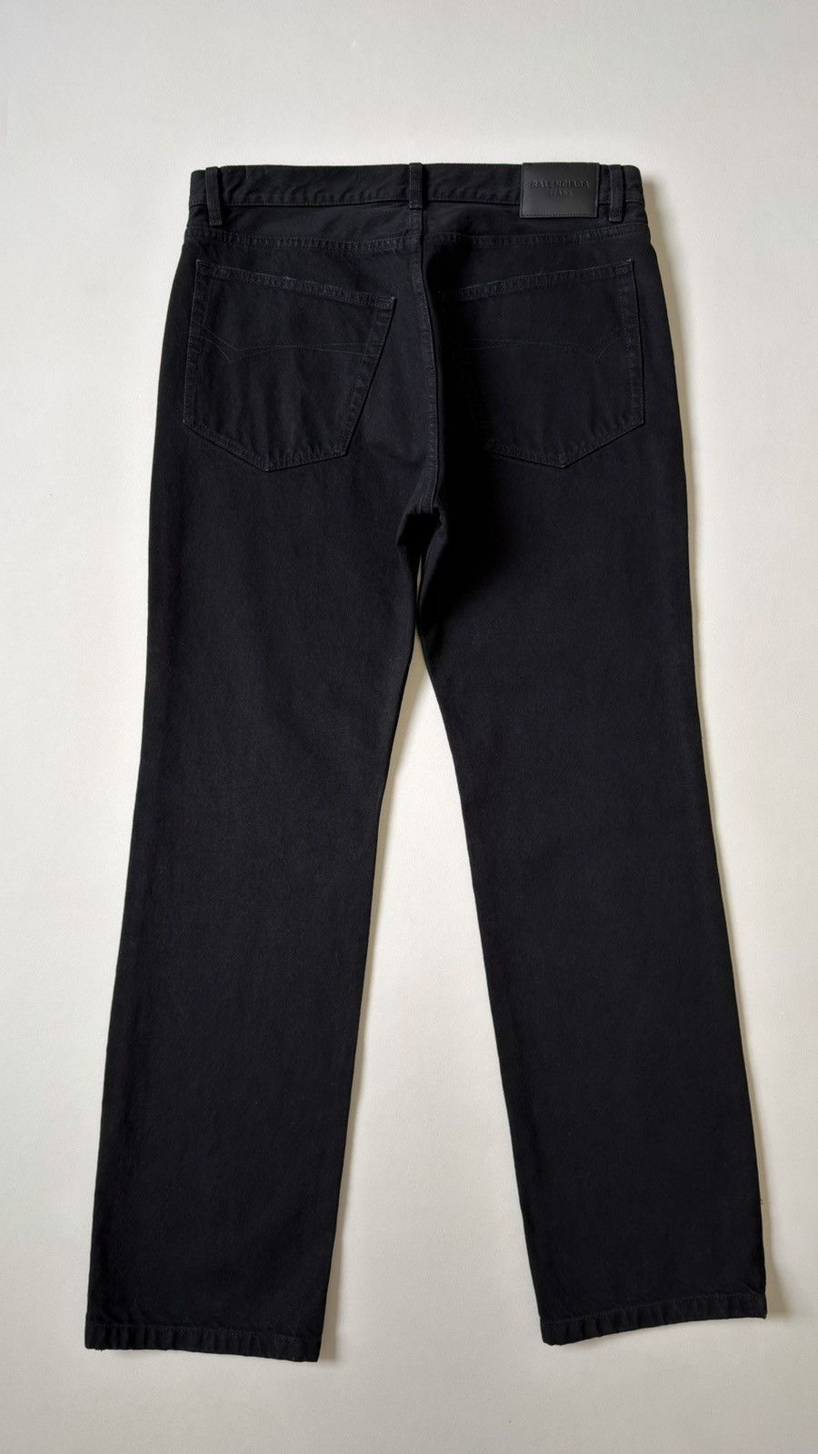 Balenciaga 2021 Washed Black Straight Leg Jeans Size US 34 / EU 50 - 13 Thumbnail