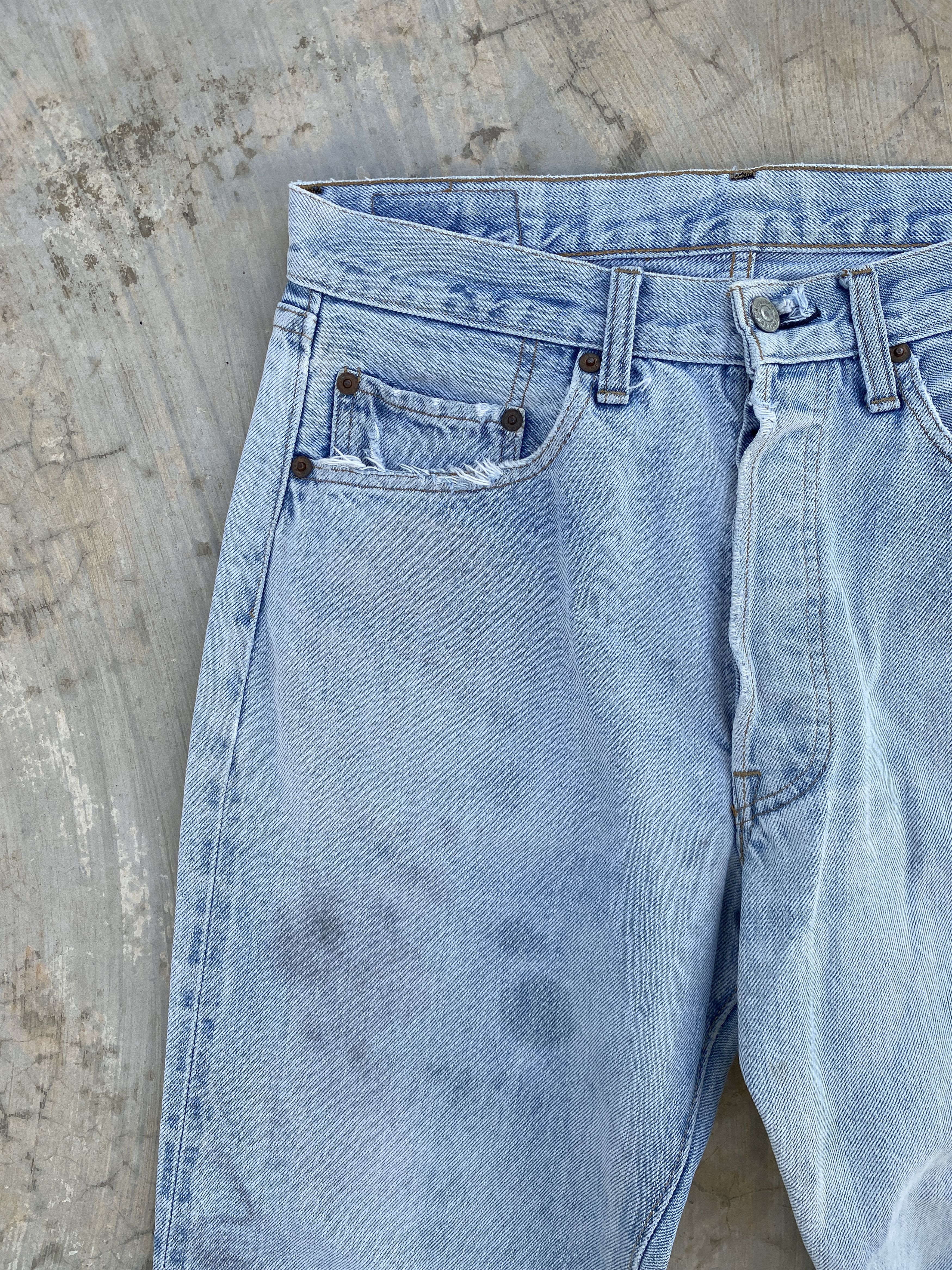 Vintage 80s Levis 501 Redline #6 Selvedge Jeans