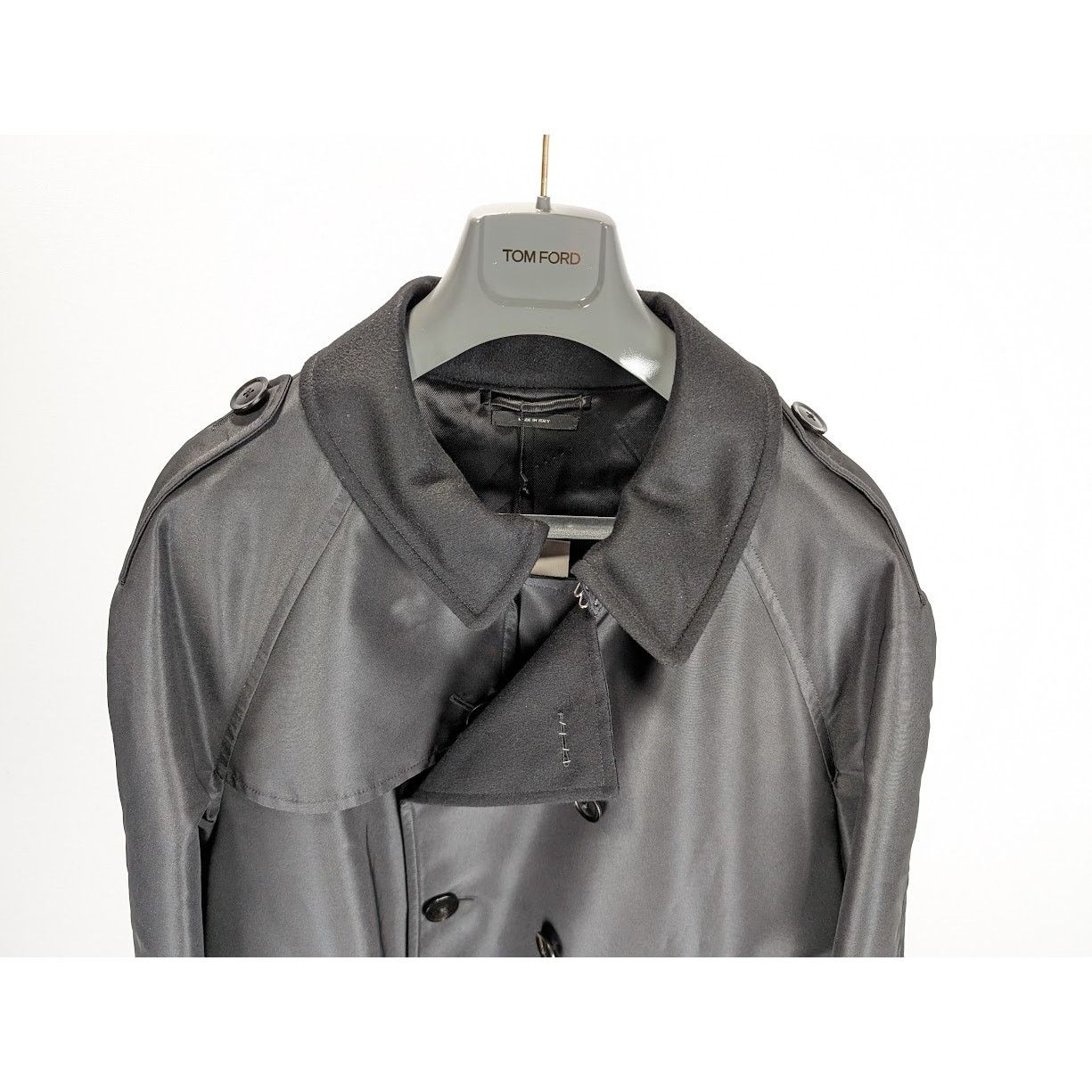 Tom Ford o1rshd1 Coat in Black Size US L / EU 52-54 / 3 - 6 Thumbnail