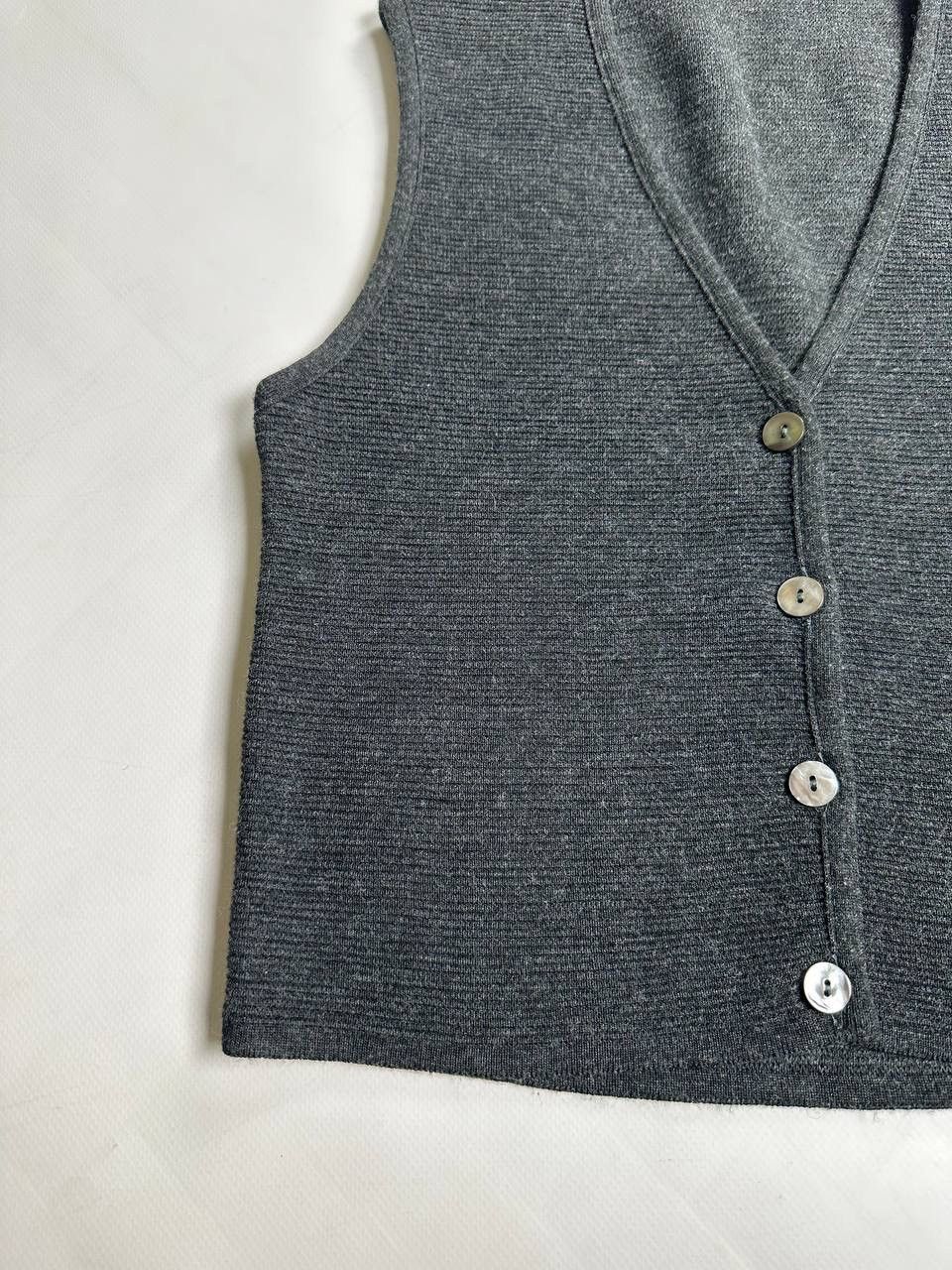 Le Grande Bleu (L.G.B.) Archive LGB Womens Cashmere Croped Cardigan Japanese Gothic Size S / US 4 / IT 40 - 2 Thumbnail