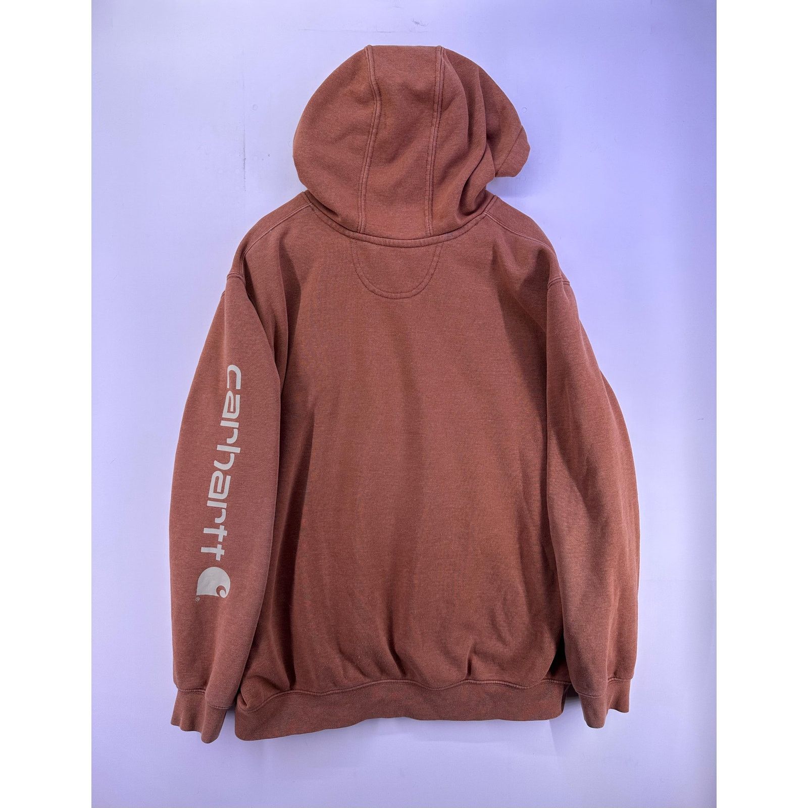 Carhartt Burnt Orange Carhartt Hoodie XL Loose Fit Size US XL / EU 56 / 4 - 7 Thumbnail