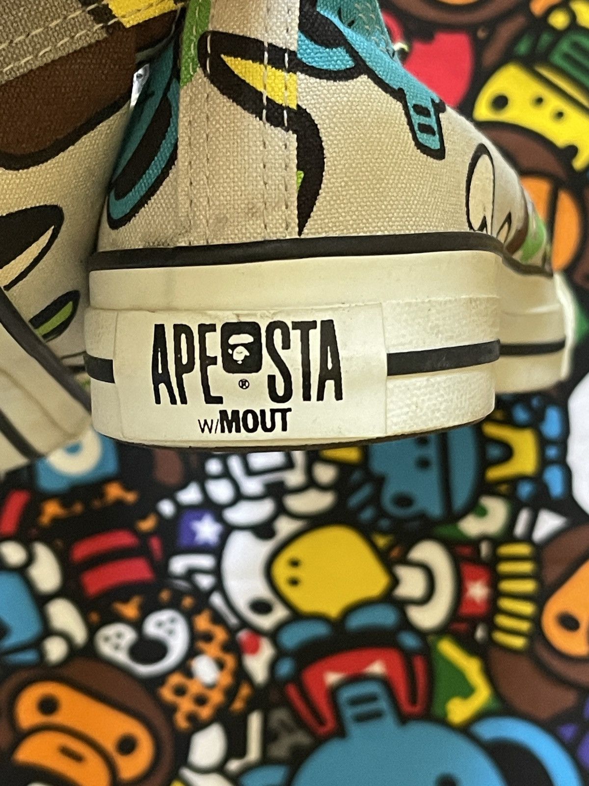 Bape × Kaws A Bathing Ape X Kaws Animal Kingdom Apesta Shoes Size US 9 / EU 42 - 8 Thumbnail