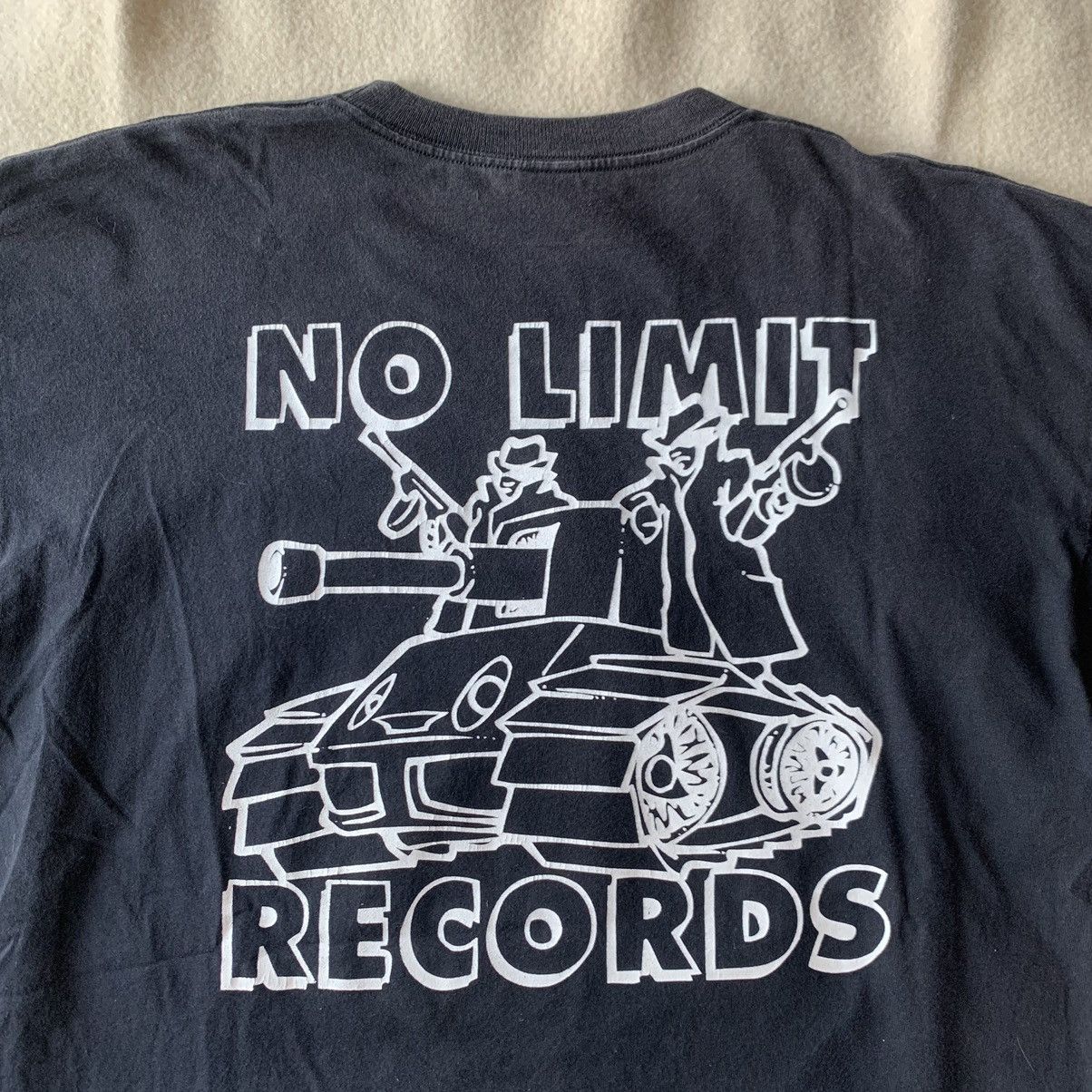 image of Band Tees x Rap Tees Vintage 90's No Limit Records Soldiers Shirt in Black, Men's (Size 2XL)