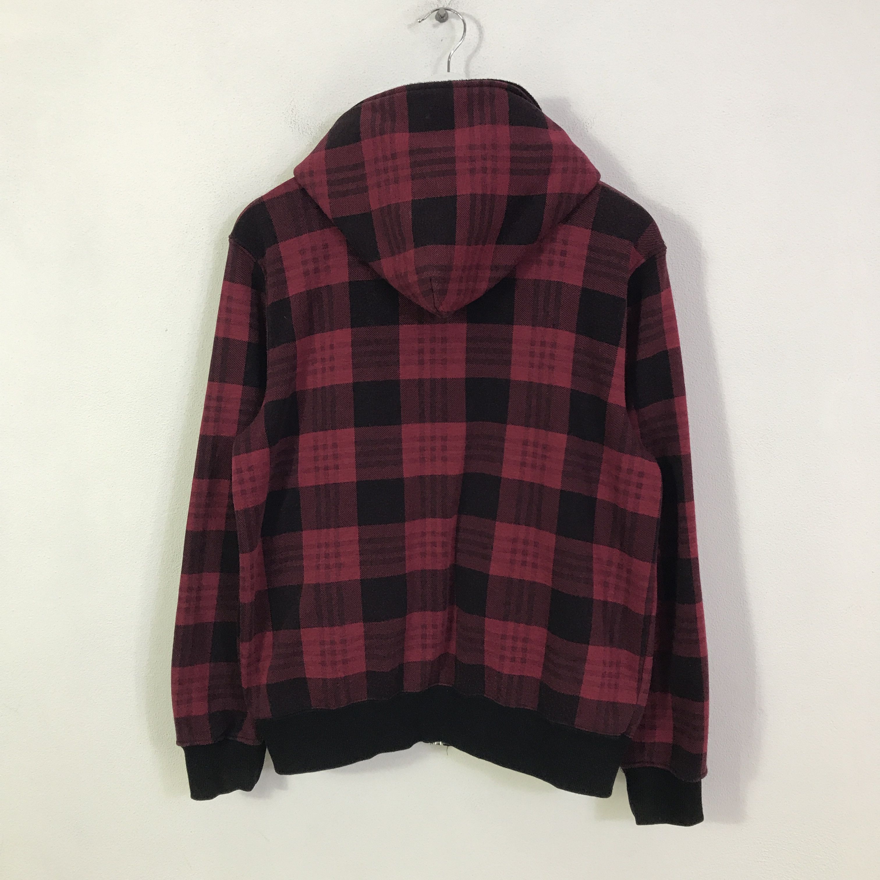 Japanese Brand moco moco jeans tartan hoodies K115B13 Size US M / EU 48-50 / 2 - 3 Thumbnail