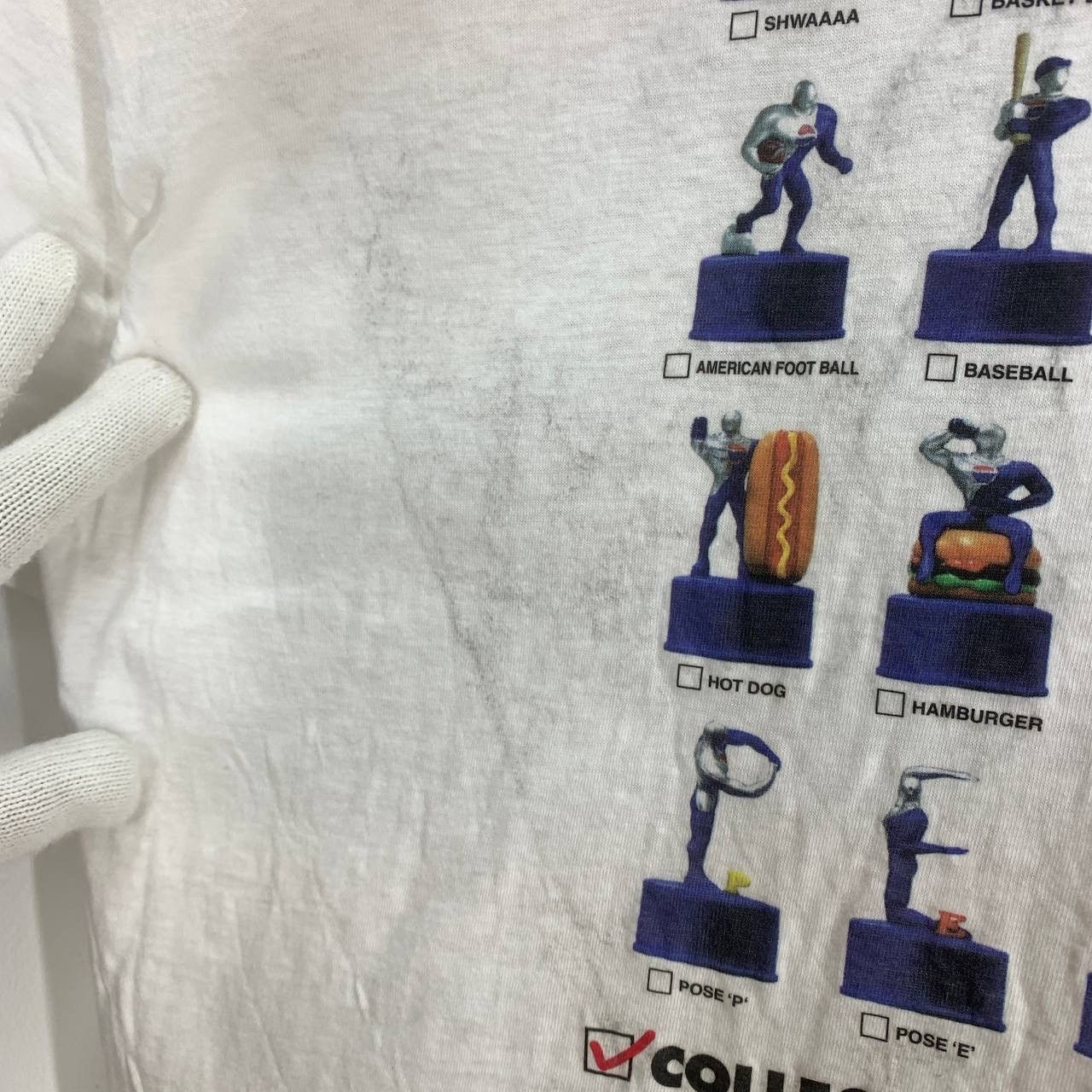 Pepsi 90s Vintage PEPSI MAN Bottlecap Collector T Shirt #2510/L Size US M / EU 48-50 / 2 - 5 Thumbnail