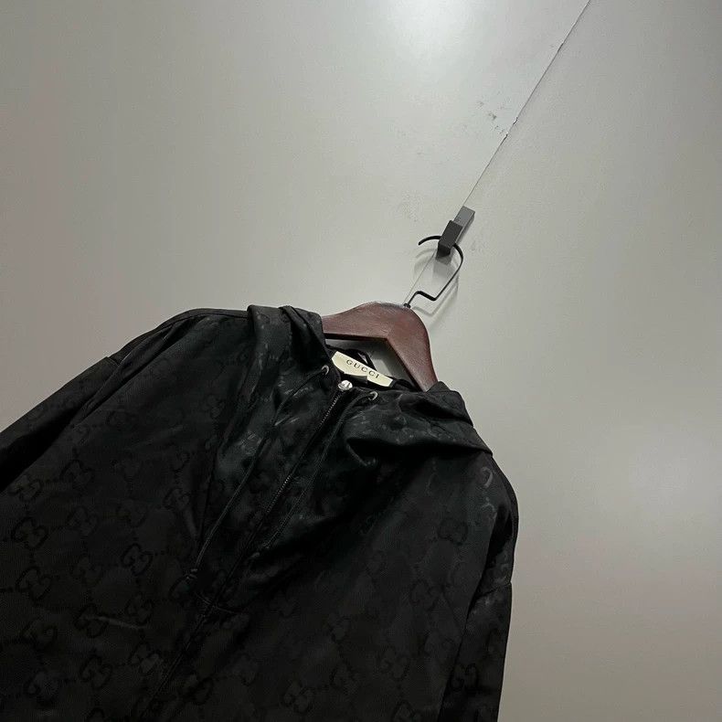 Gucci Gucci Dark pattern full print double G old flower hooded ja Size US M / EU 48-50 / 2 - 3 Thumbnail