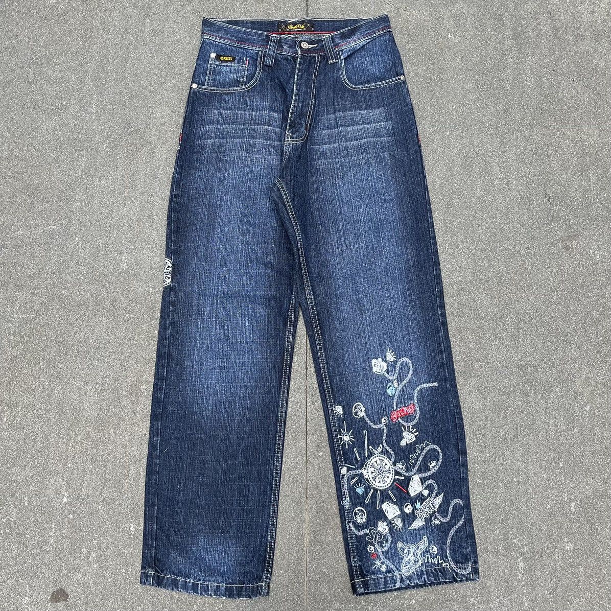 Southpole × Vintage 💥RARE💥 Crazy South Pole Jeans Size US 30 / EU 46 - 4 Thumbnail