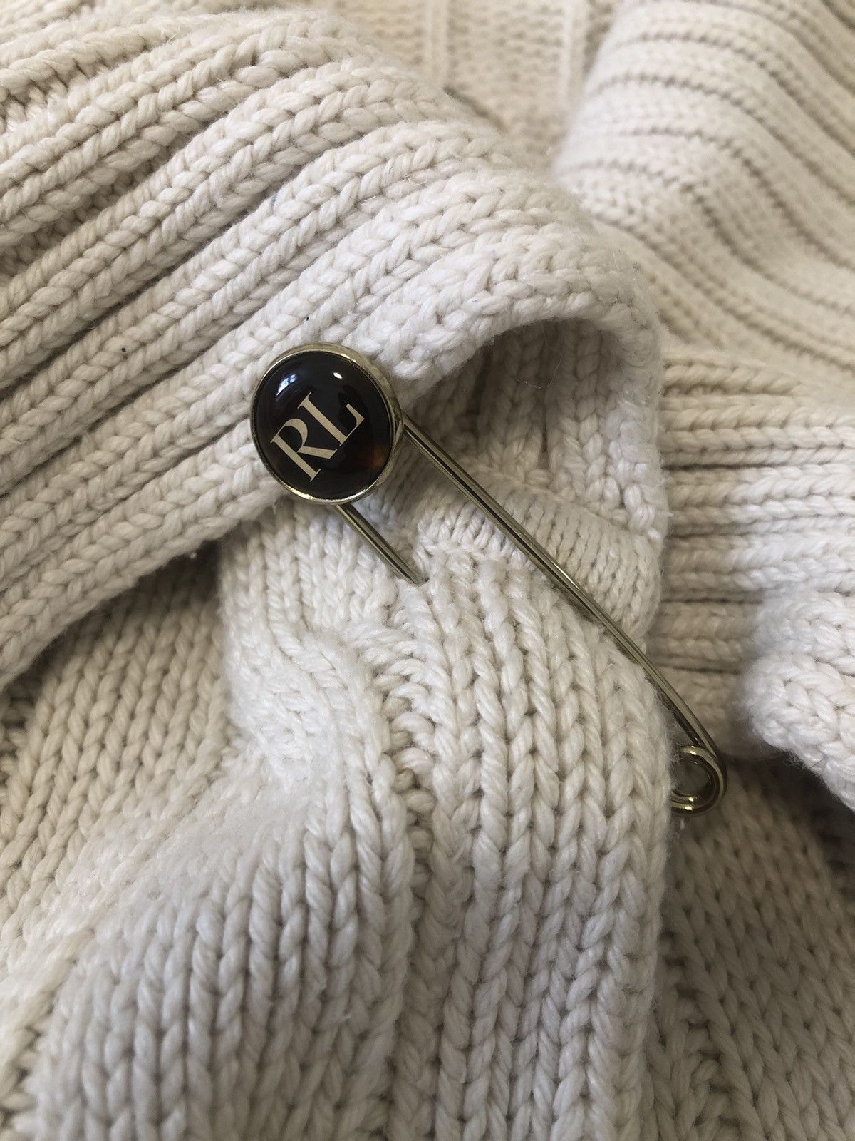 Ralph Lauren × Vintage Ralph Lauren Cardigan Knitted Belted Striped Silk Size L / US 10 / IT 46 - 5 Thumbnail