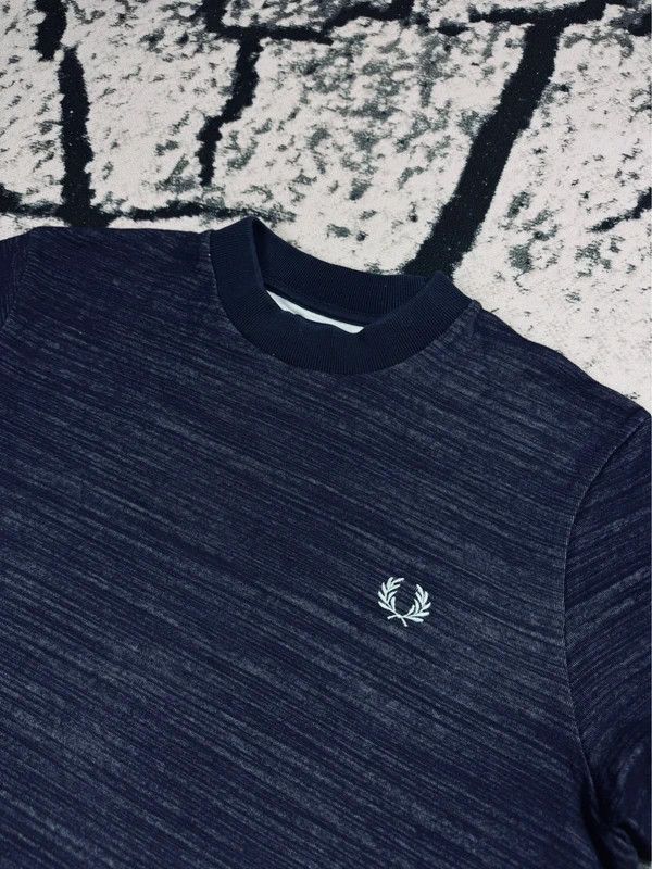 Fred Perry Fred Perry navy blue M logo t-shirt Size US M / EU 48-50 / 2 - 3 Thumbnail