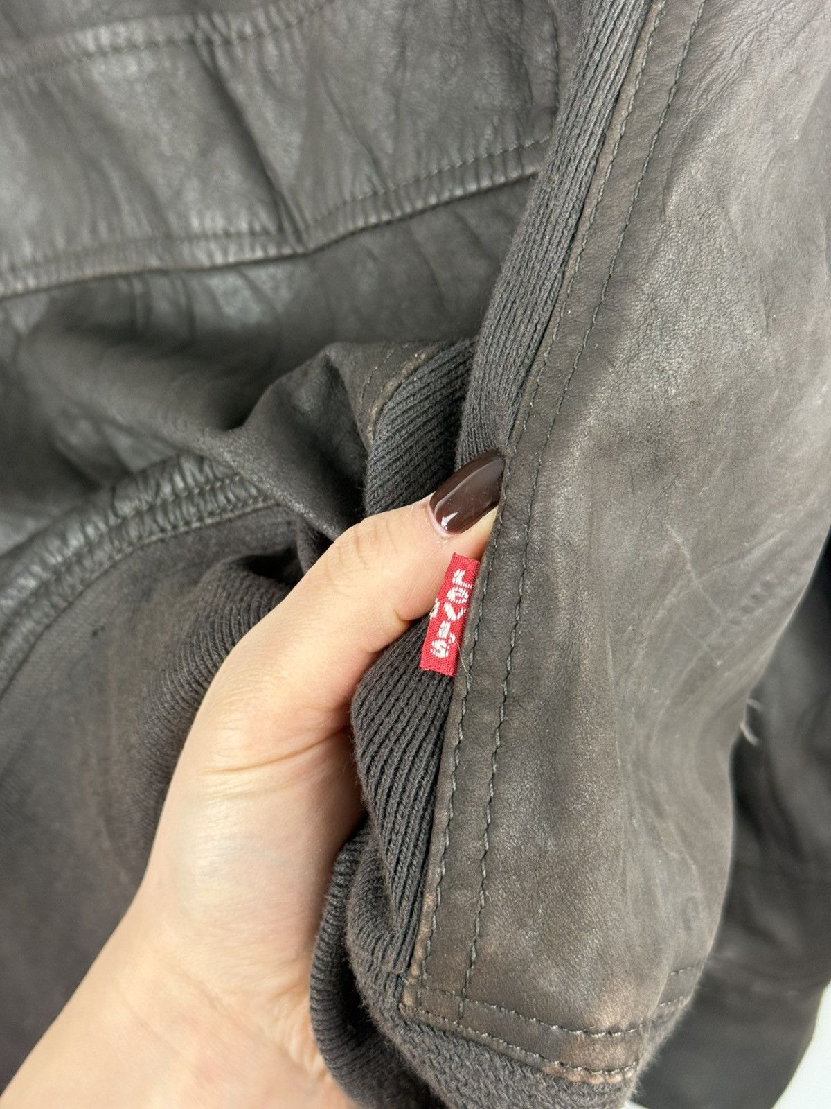 Levi's Levi’s Type A-2 Men’s Flight Leather Bomber Jacket Size XL Size US XL / EU 56 / 4 - 20 Thumbnail