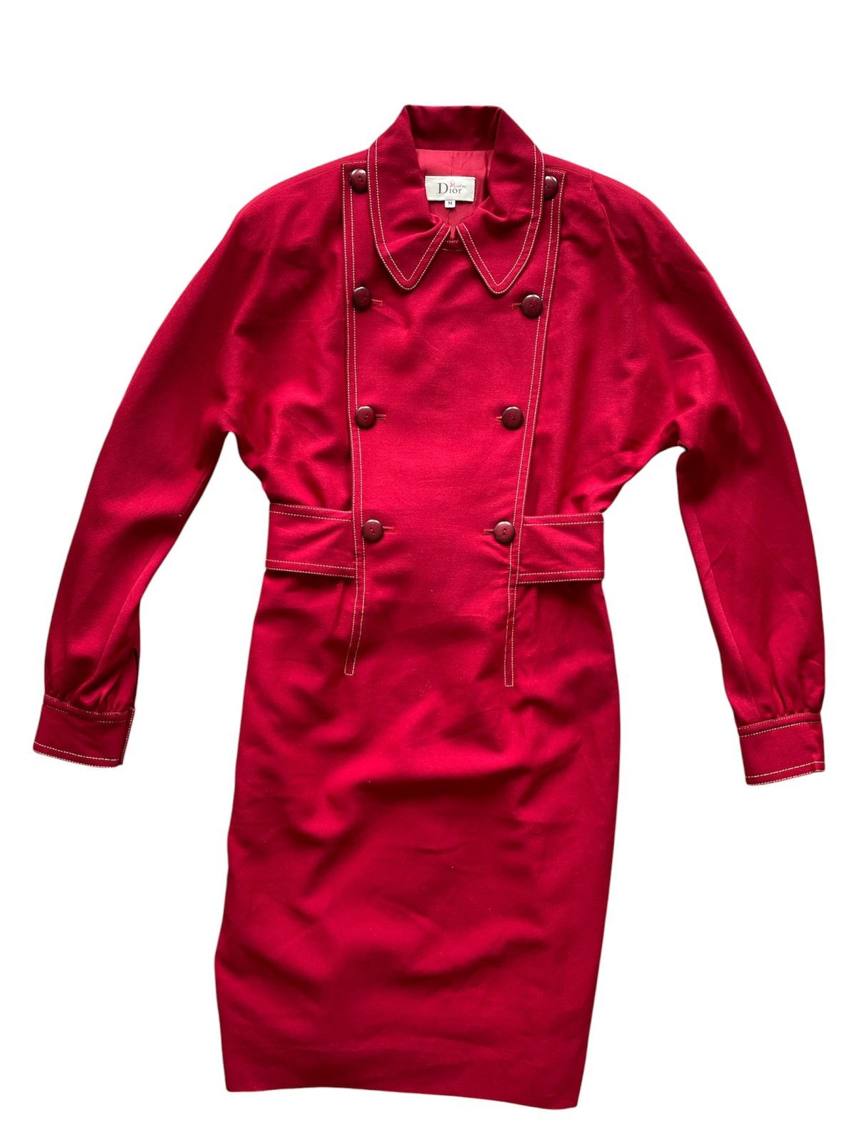 Christian Dior Monsieur Miss Dior by Christian Dior Red Dress Size M / US 6-8 / IT 42-44 - 2 Thumbnail