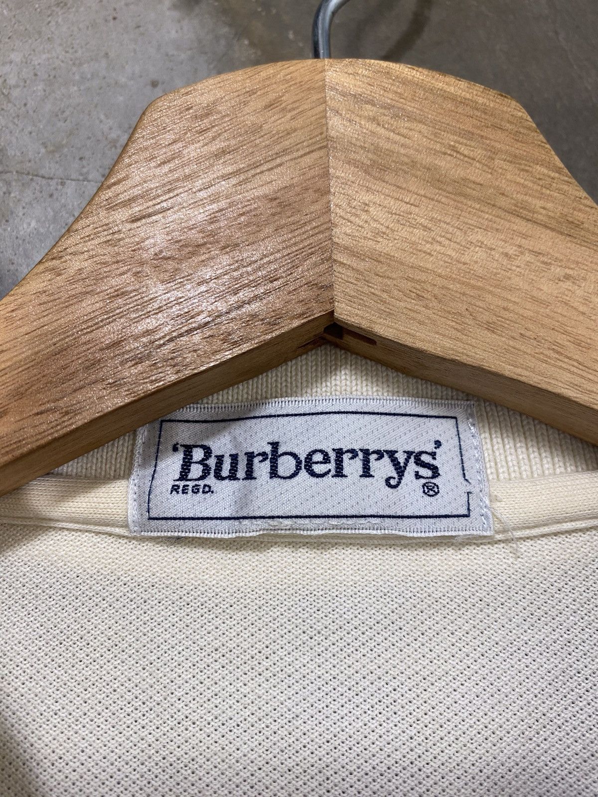 Burberry × Vintage A13 Vintage Burberry Long Sleeve Colar Shirt Size US L / EU 52-54 / 3 - 10 Thumbnail