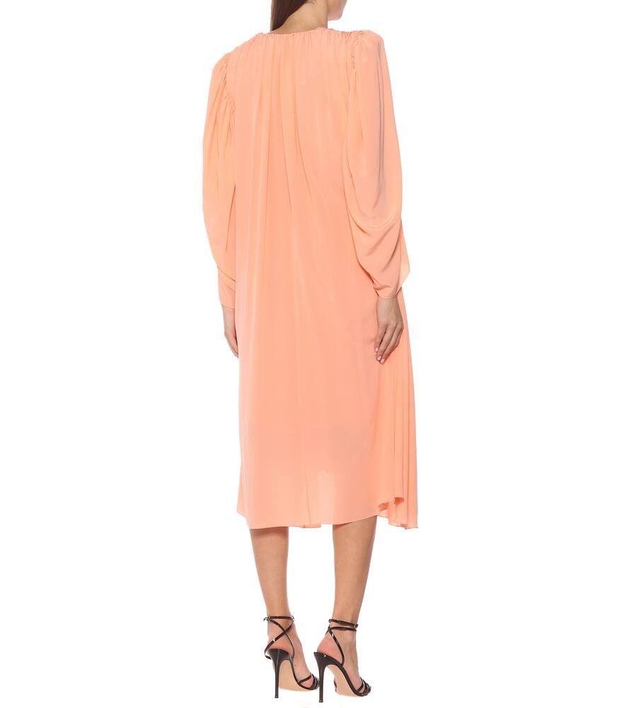 Givenchy o1y0925 Midi Dress in Salmon Pink Size S / US 4 / IT 40 - 3 Thumbnail
