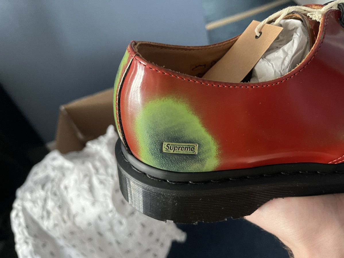 image of Dr Martens x Maison Margiela Supreme X Doc Martens 1561 Red/green Cw Shoes, Men's (Size 11)