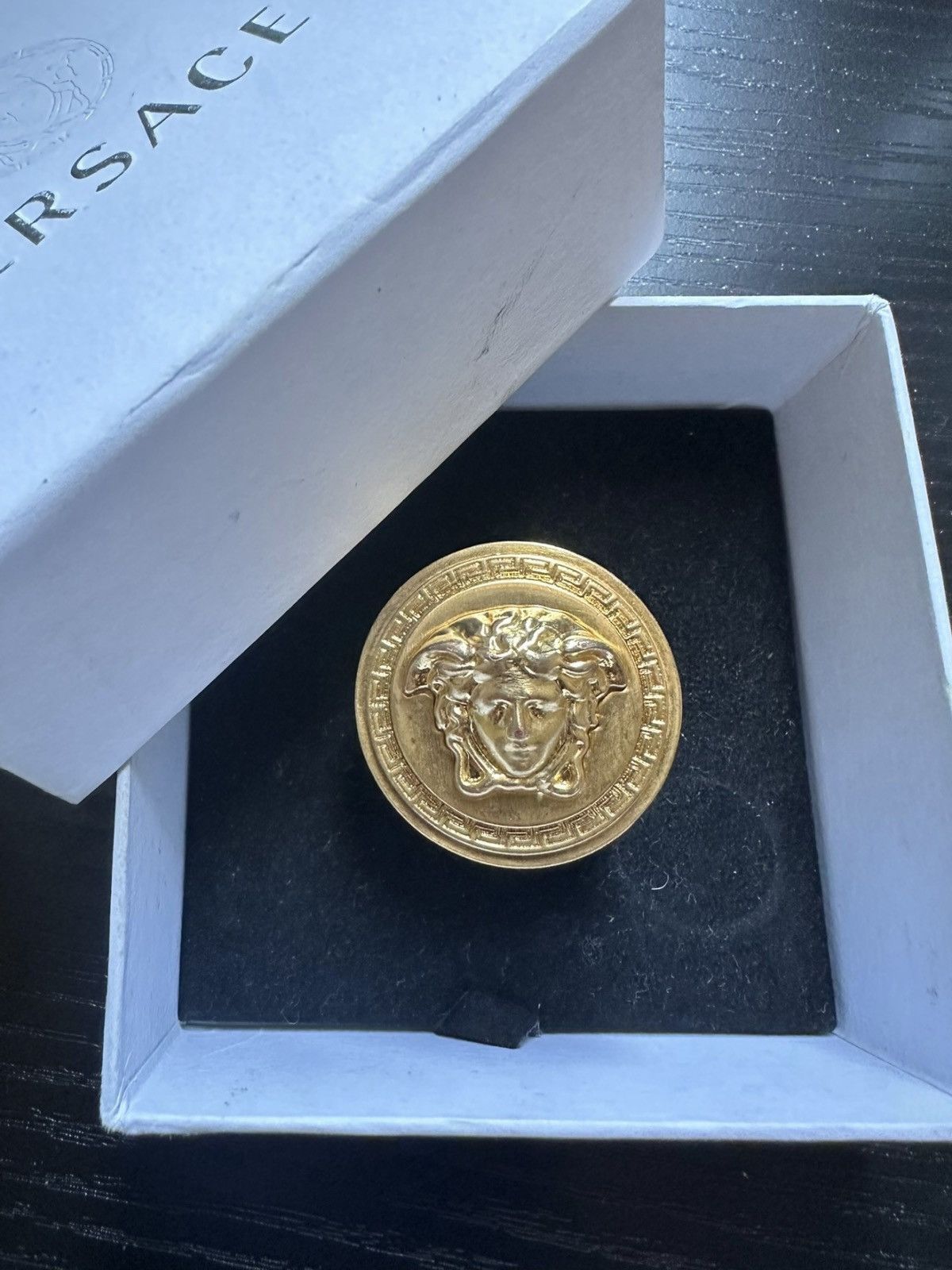 Versace Versace Medusa Ring Size ONE SIZE - 1 Thumbnail