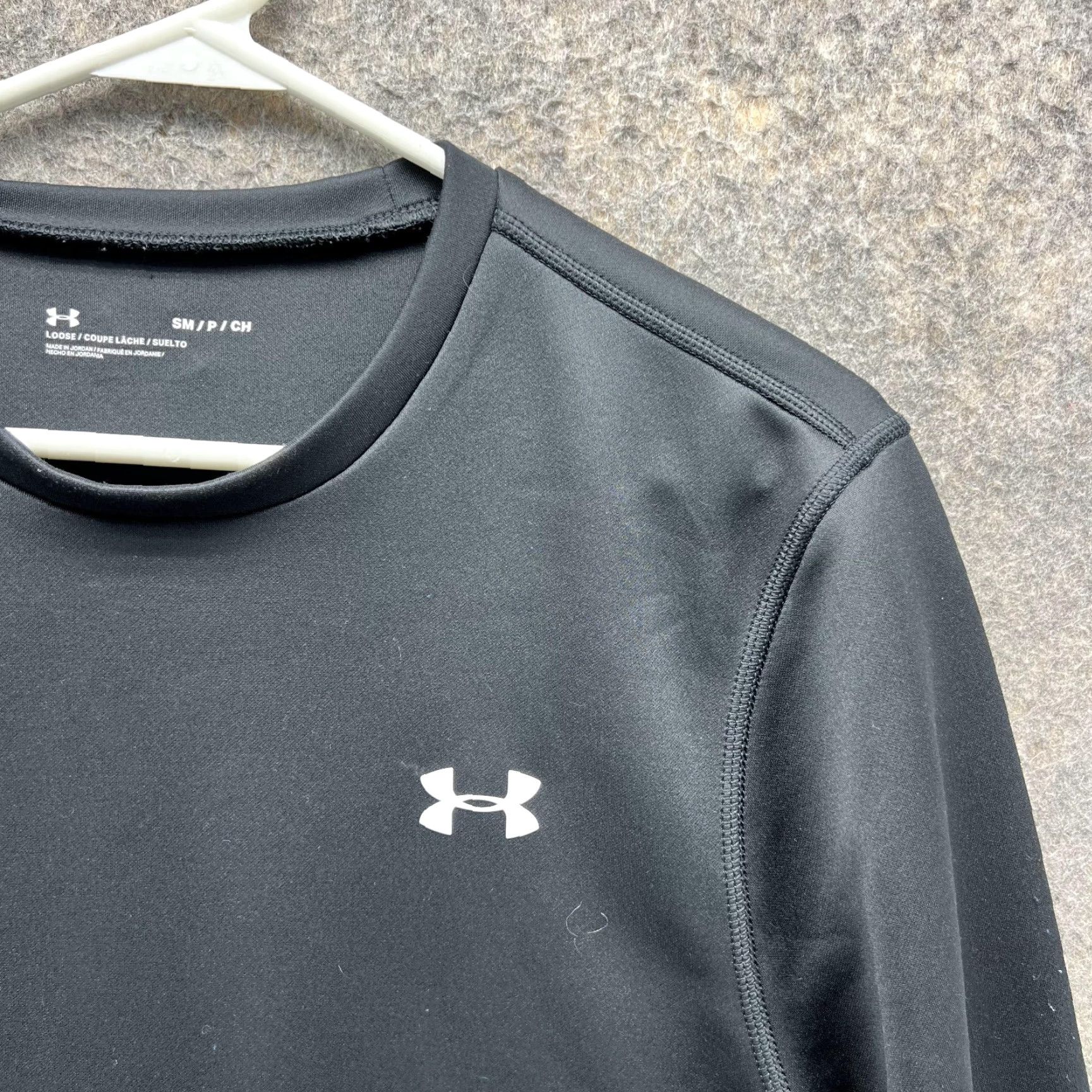 Under Armour Under Armour Sweater Men Small Black Pullover Crew Neck Knit Polyester Size US S / EU 44-46 / 1 - 5 Thumbnail