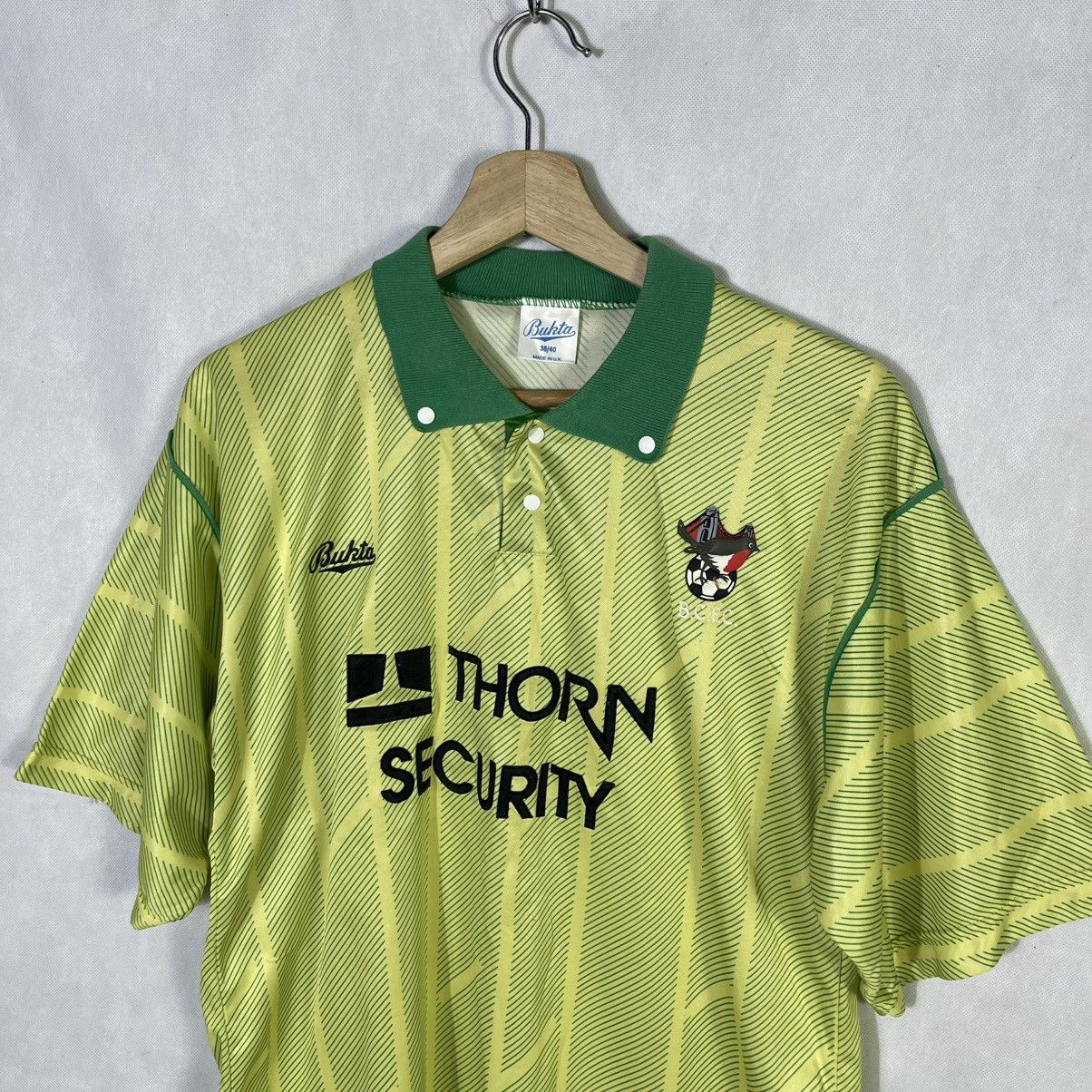 Vintage Rare! Vintage 1990-92 Bristol City Away Bukta Jersey Size US M / EU 48-50 / 2 - 2 Thumbnail